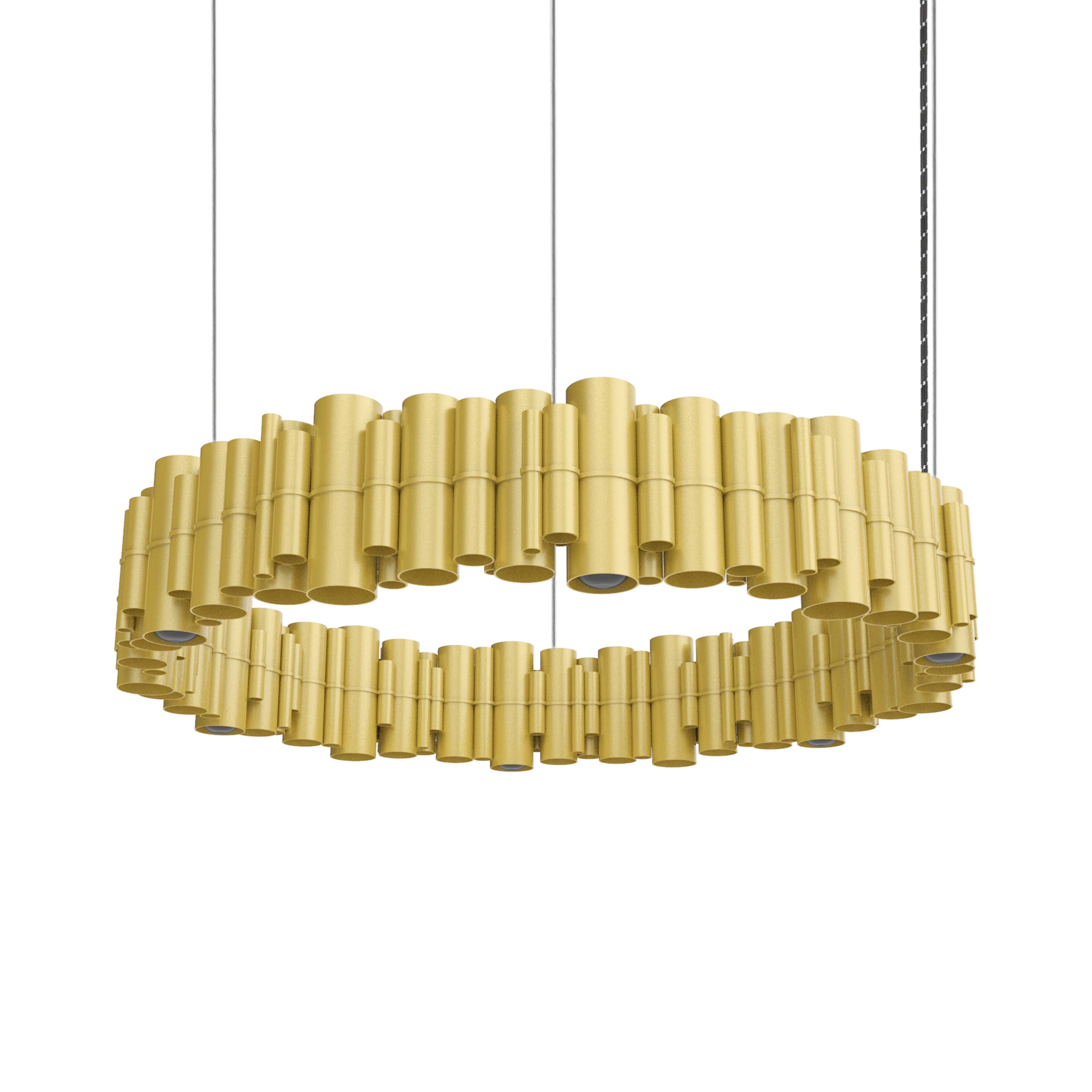 Lampada a sospensione Cityscape Suburban 12 Spot Bronze di JSPR in vendita 1
