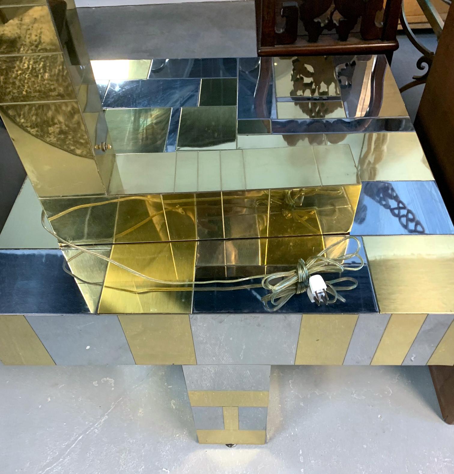Mid-Century Modern Table Cityscape de Paul Evans pour Directional en vente