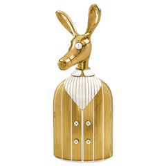 Ciuco Donkey Bar Storage Cabinet with Brass Inlay by Matteo Cibic