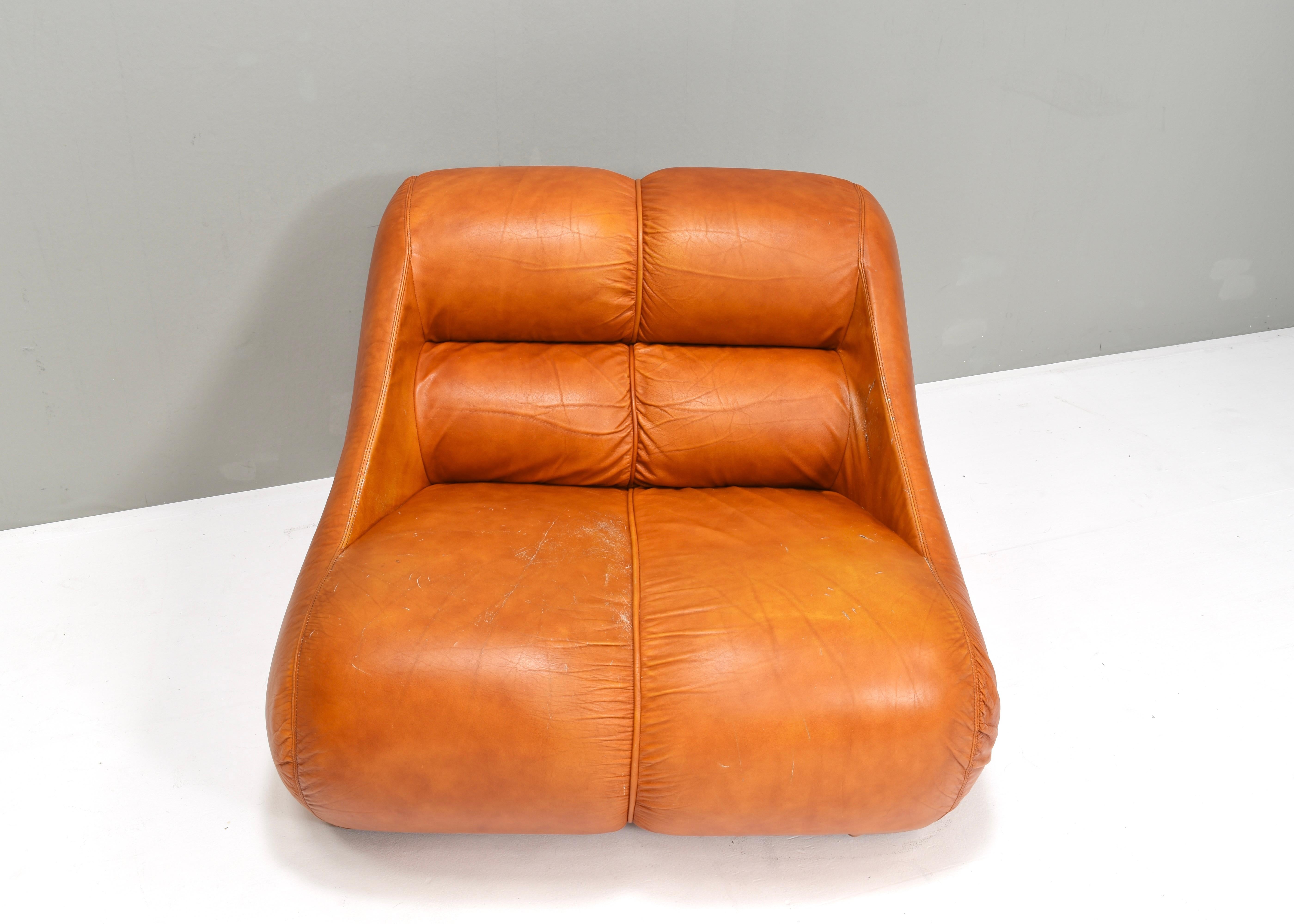 Chaises Ciuingam en cuir par De Pas, D'Urbino, Lomazzi pour BBB Bonacina- 1967 en vente 6