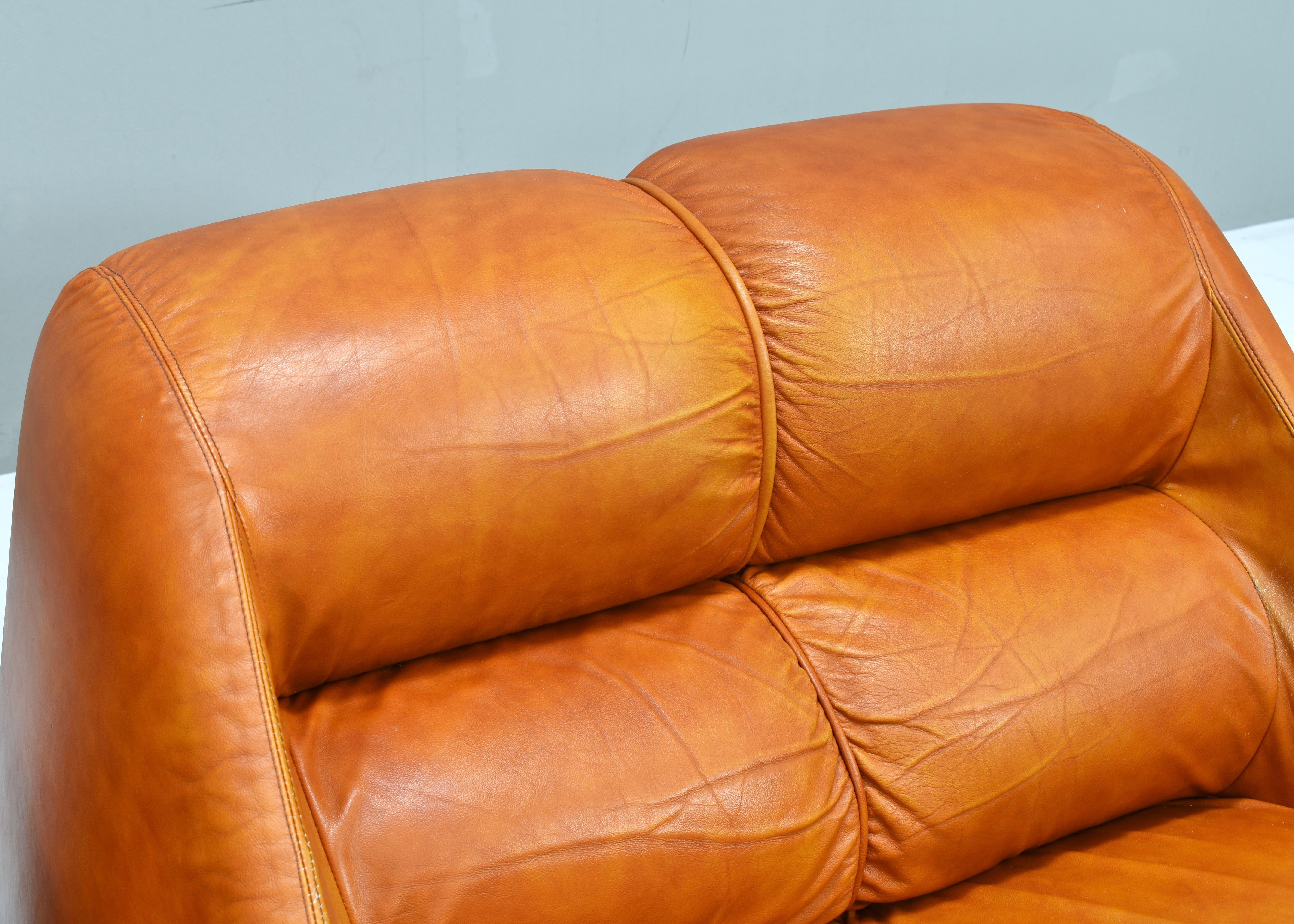 Chaises Ciuingam en cuir par De Pas, D'Urbino, Lomazzi pour BBB Bonacina- 1967 en vente 11