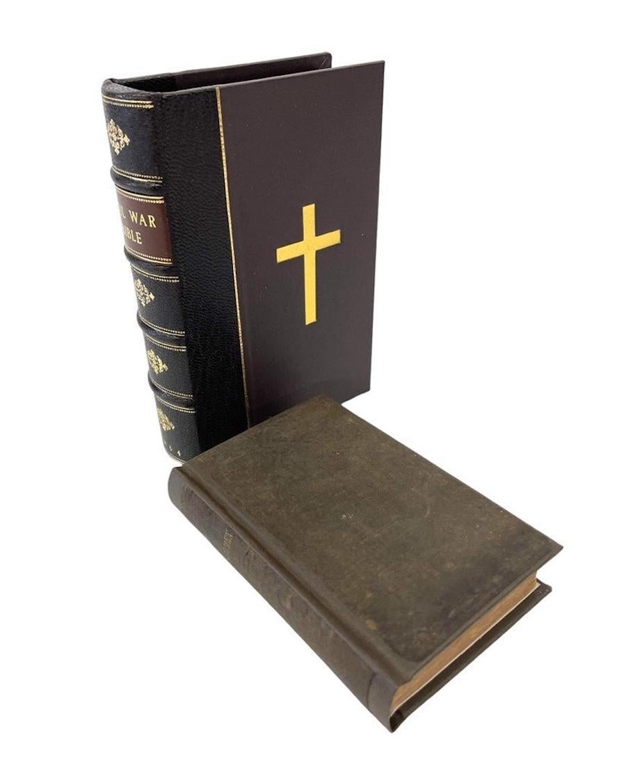Le Nouveau Testament de notre Seigneur et Sauveur Jésus-Christ : Traduit du grec original et avec les traductions antérieures comparées et révisées avec soin. New York : Société biblique américaine, 1864. 32mo. Réédité en toile brune, avec la toile