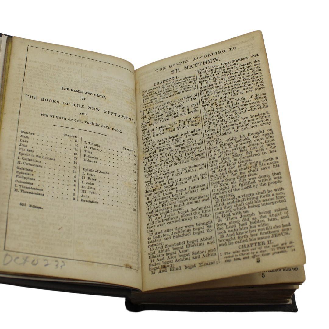 Bible de la guerre civile, présentée à James Robberts, de 1st Maryland Vol. Groupe, 1864 en vente 2