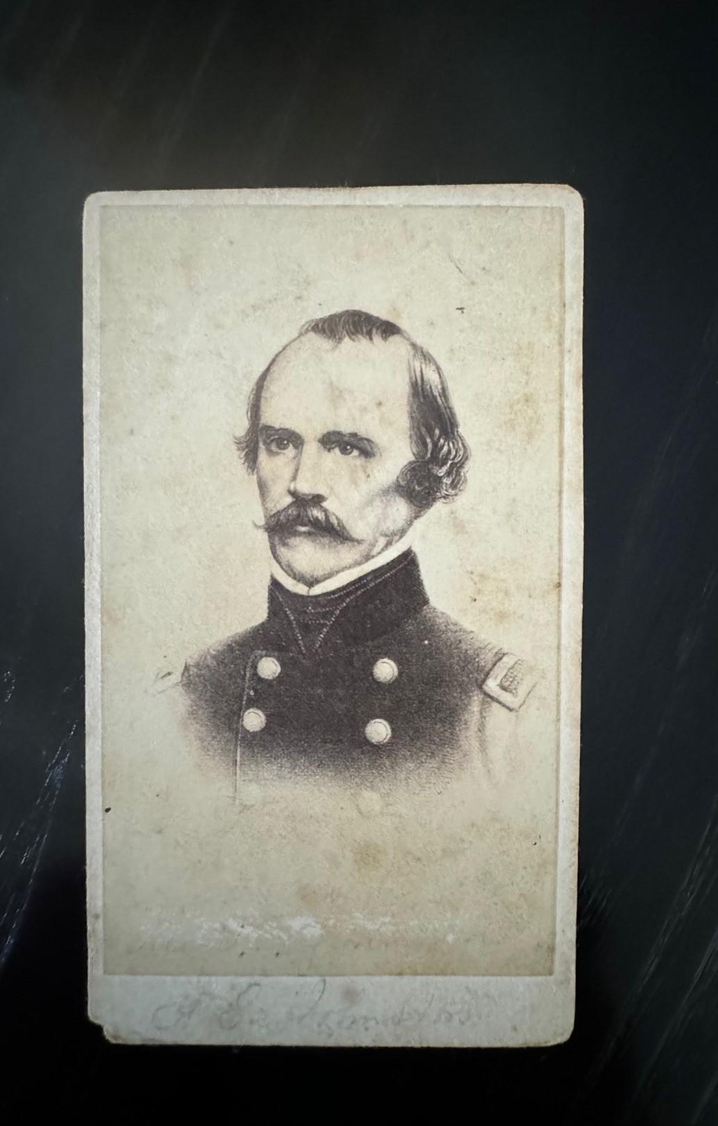 12 early CDV's of various Civil War Generals including Longstreet, Price, Robert E Lee, Johnson, Simon Bolivar Buckner, Breckenridge, Sidney Johnston, Jefferson Davis, Sterling Price, John Morgan and AP Hill