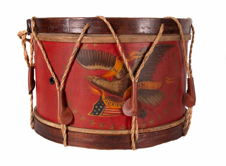 American Civil War Drum Made by John C Haynes Company of Boston, Massachusetts For Sale
