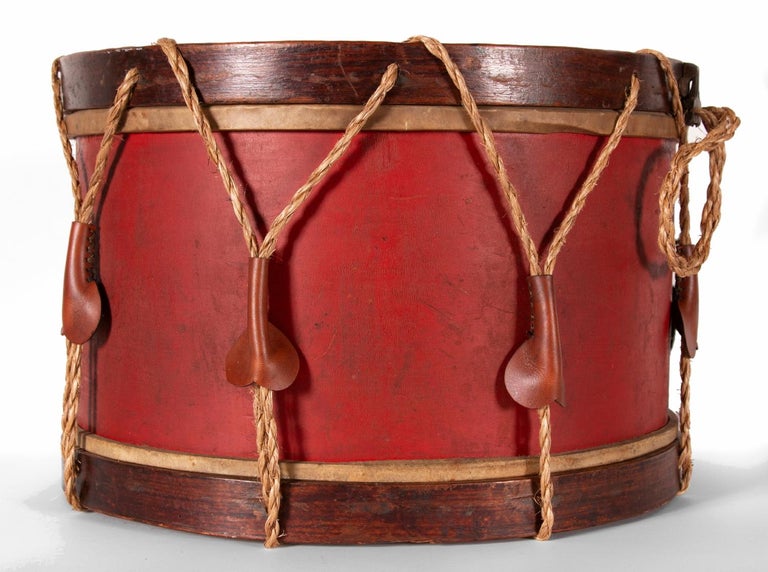 Civil War Drum Made by John C Haynes Company of Boston, Massachusetts In Good Condition For Sale In York County, PA