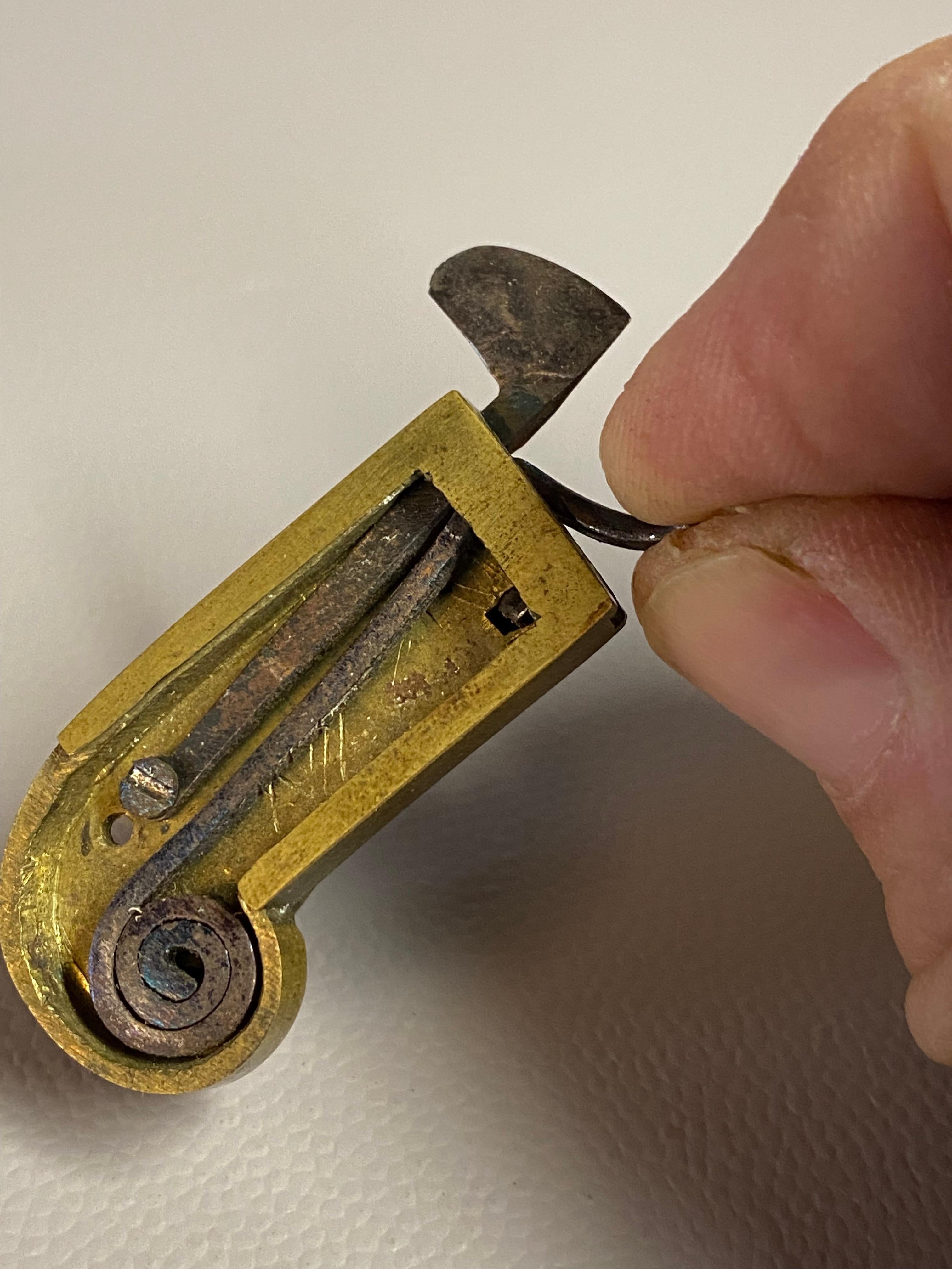 Civil War Era Brass Bodied Bloodletting Fleam For Sale 4