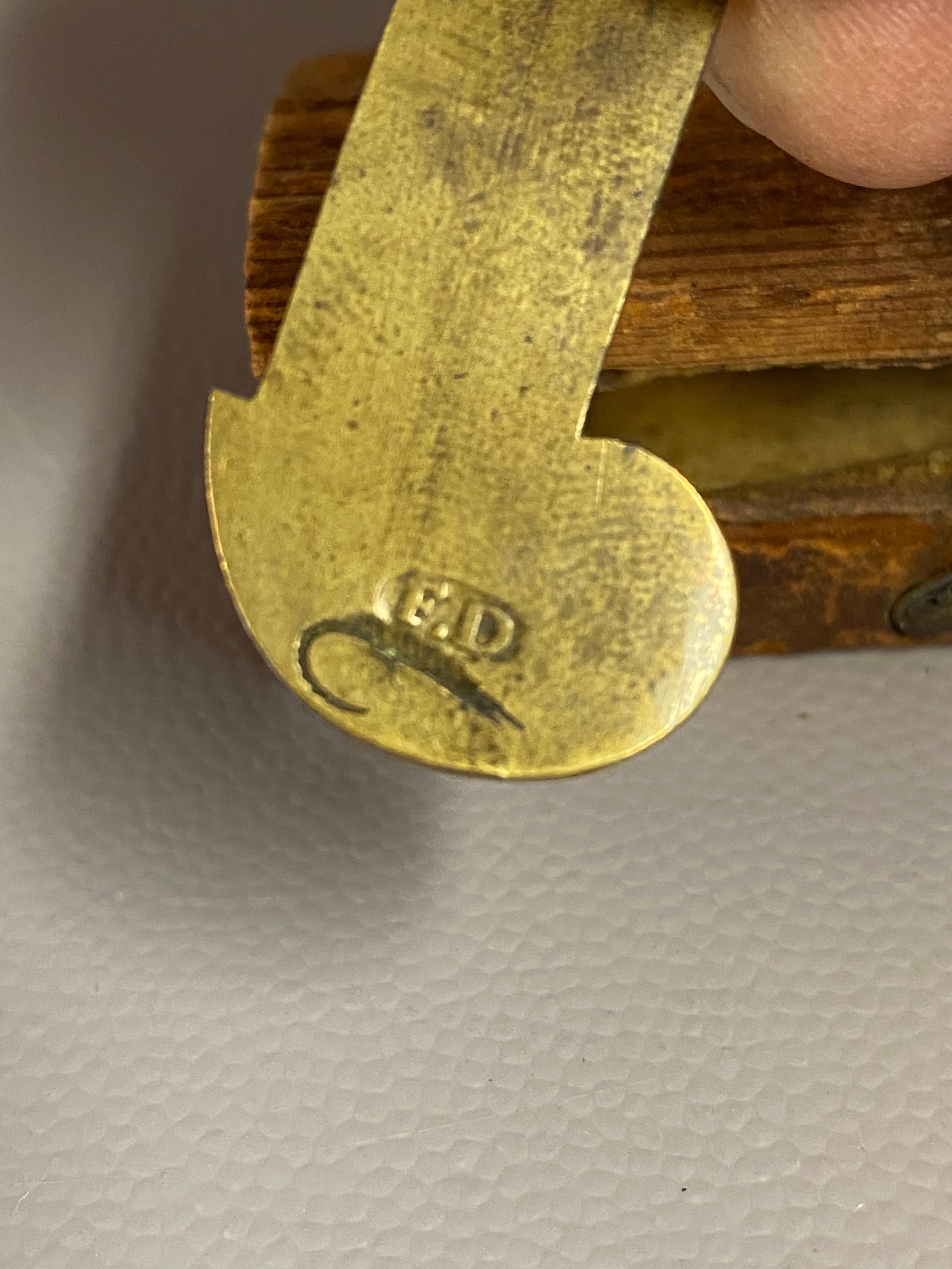 Civil War Era Brass Bodied Bloodletting Fleam For Sale 5