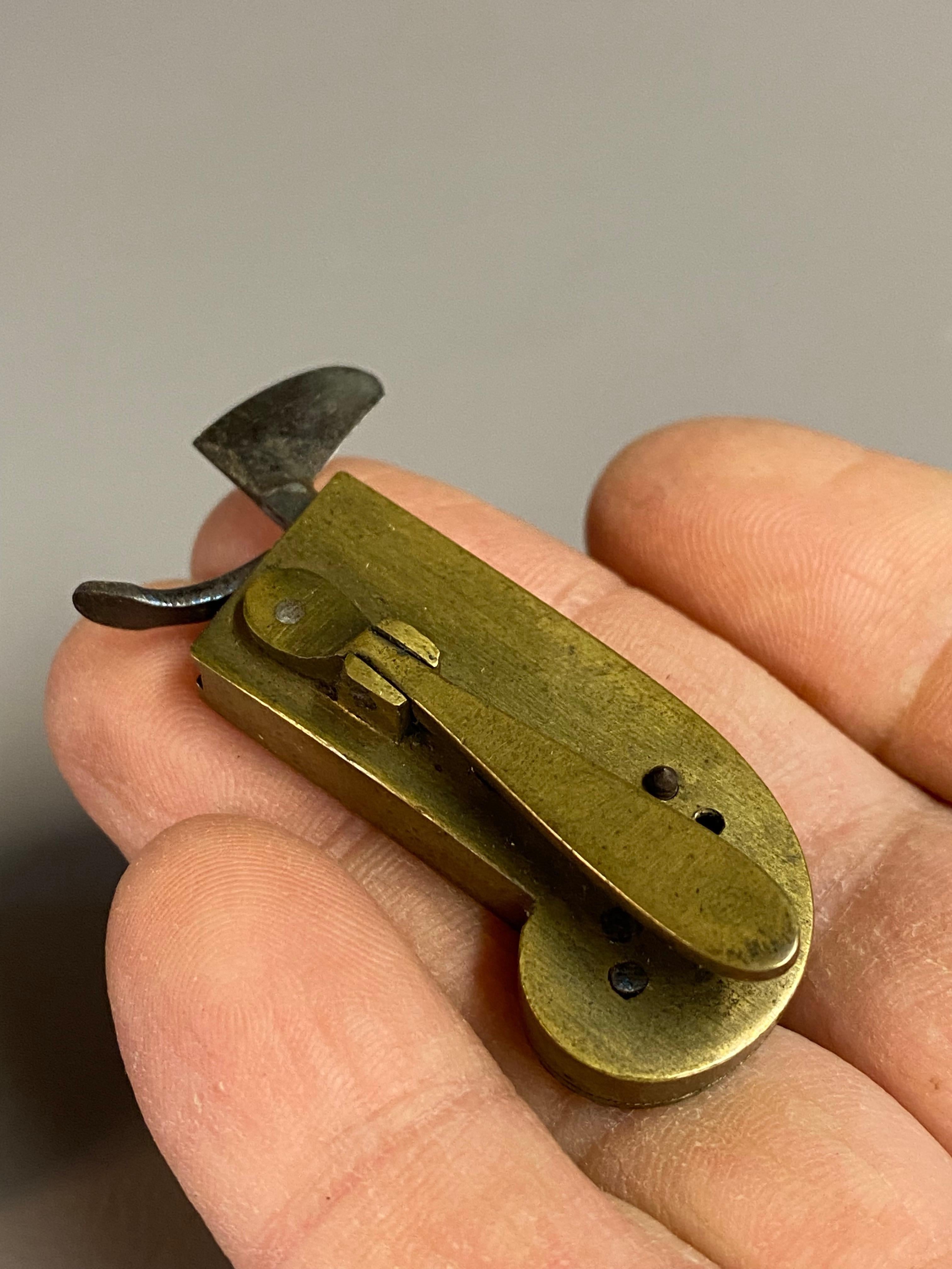 American Civil War Era Brass Bodied Bloodletting Fleam For Sale