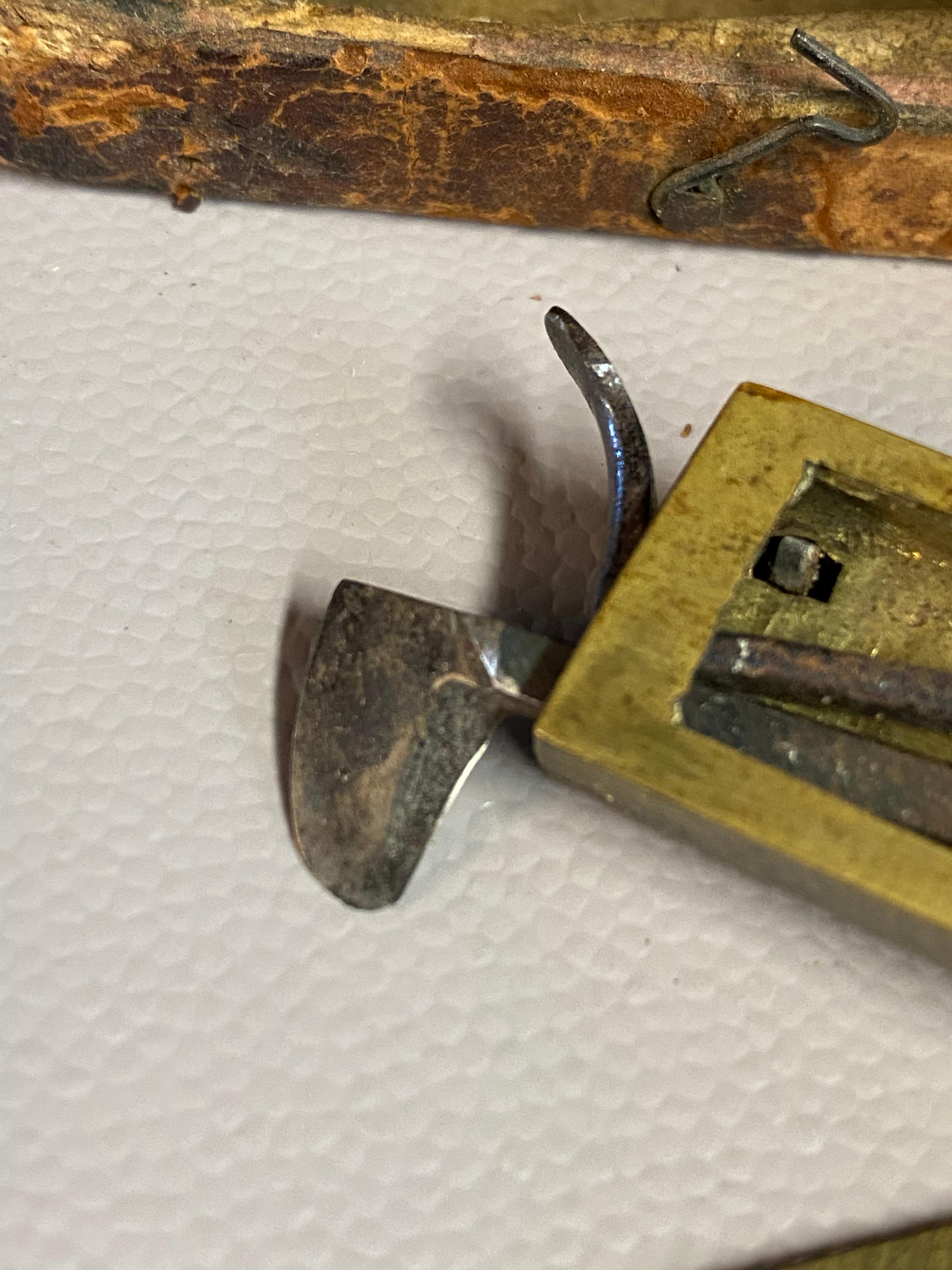 Civil War Era Brass Bodied Bloodletting Fleam For Sale 2