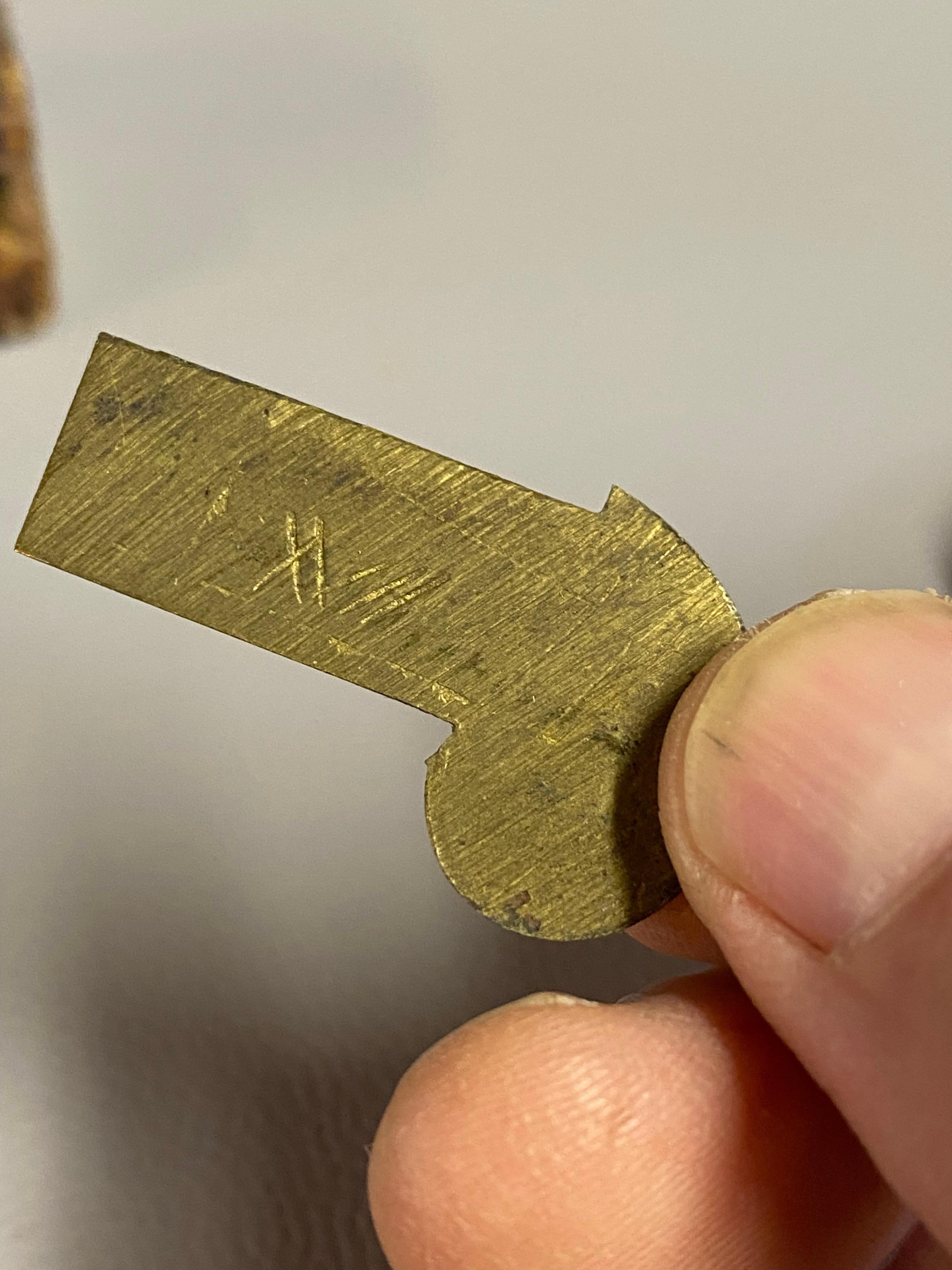 Civil War Era Brass Bodied Bloodletting Fleam For Sale 3