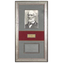 Civil War General Robert E. Lee Unterschriftencollage