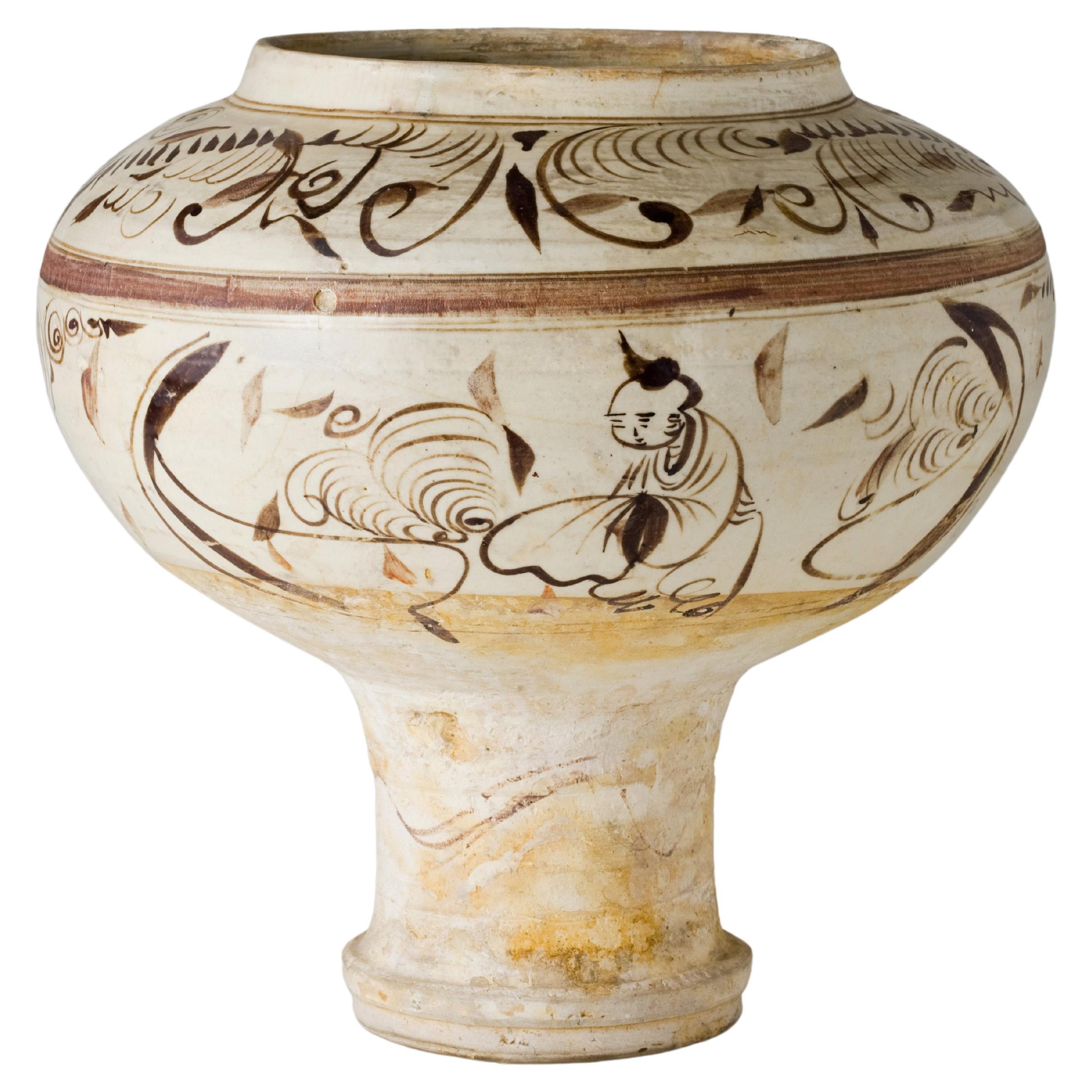 Cizhou Baluster Jar, Yuan-Ming Dynasty