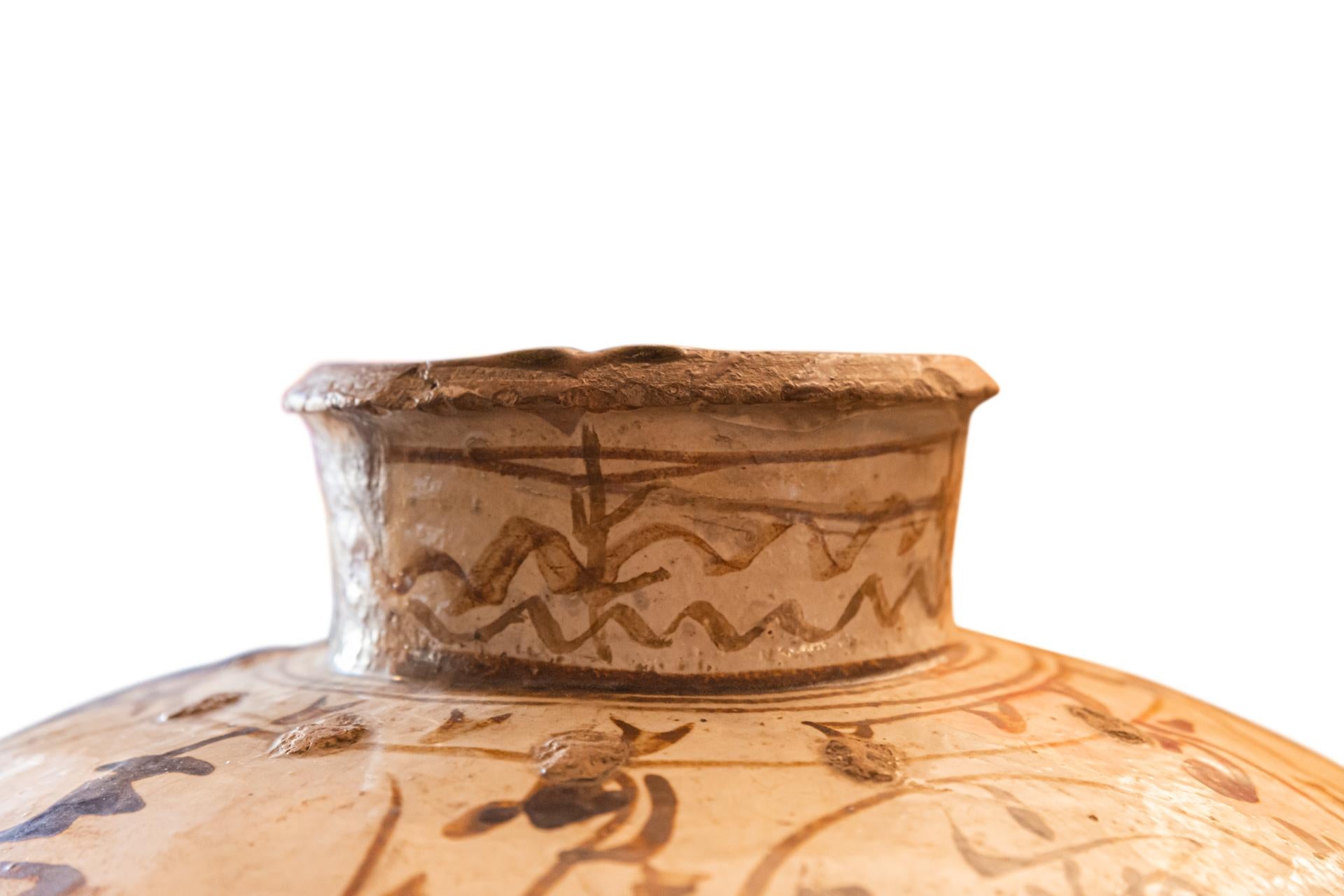 Cizhou Jar, Terracotta and Brown Slip, XIVth Century, China For Sale 3