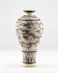 Cizhou slender meiping Stoneware, Yuan Dynasty