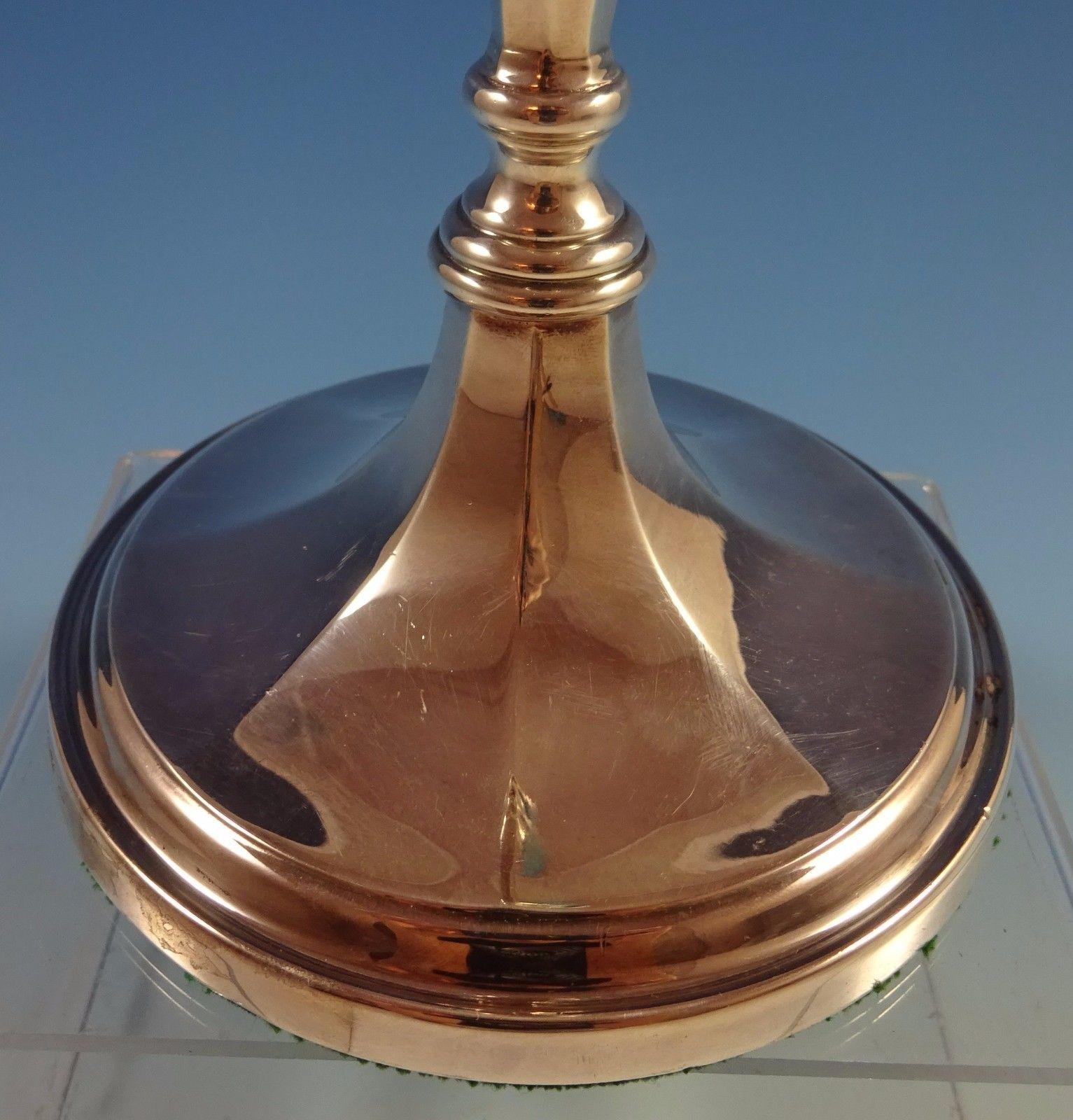 American CJ Vander Sterling Silver Candlestick