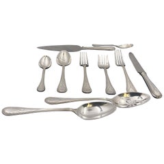 CJ Vander Sterling Silver Flatware Set in Hester Bateman Pattern