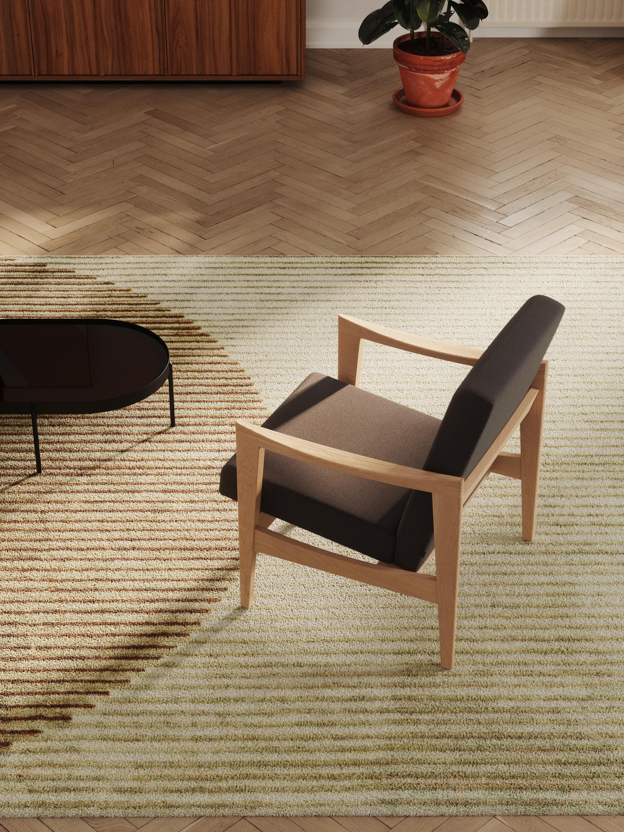 CK57 Contract Natural Beech Wood And Velvet Henry FR Upholstery Armchair by VZOR
Dimensions: D 73 x W 66 x H 81 cm. SH: 41 cm.
Materials: Beech plywood and powder-coated steel. 

Available in different material options. Please contact