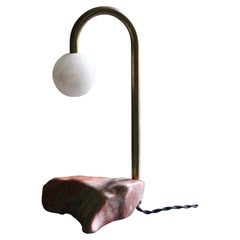 CL-00 Cane Sculptural Lamp of Brass, Marble and Alabaster