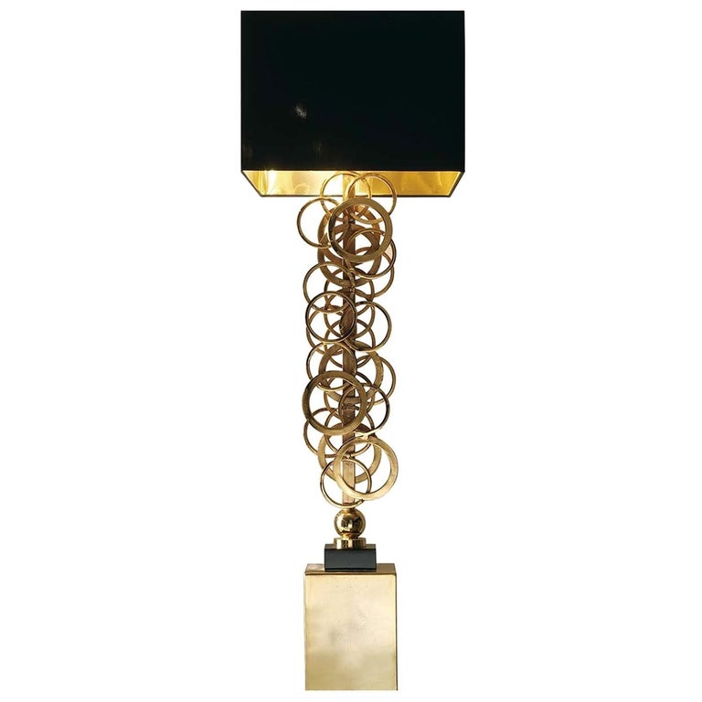 CL1830 Gold Ring Table Lamp For Sale at 1stDibs