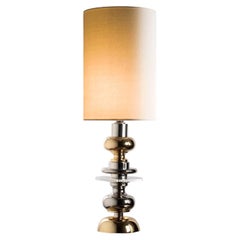 CL2088/1 Lampada da tavolo in oro e nichel