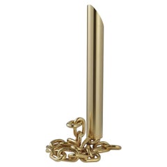 CL2124 Goldene Kette Tischlampe