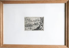 Claes Jansz. Visscher II "Attraper des pigeons", gravure sur cuivre, 1609