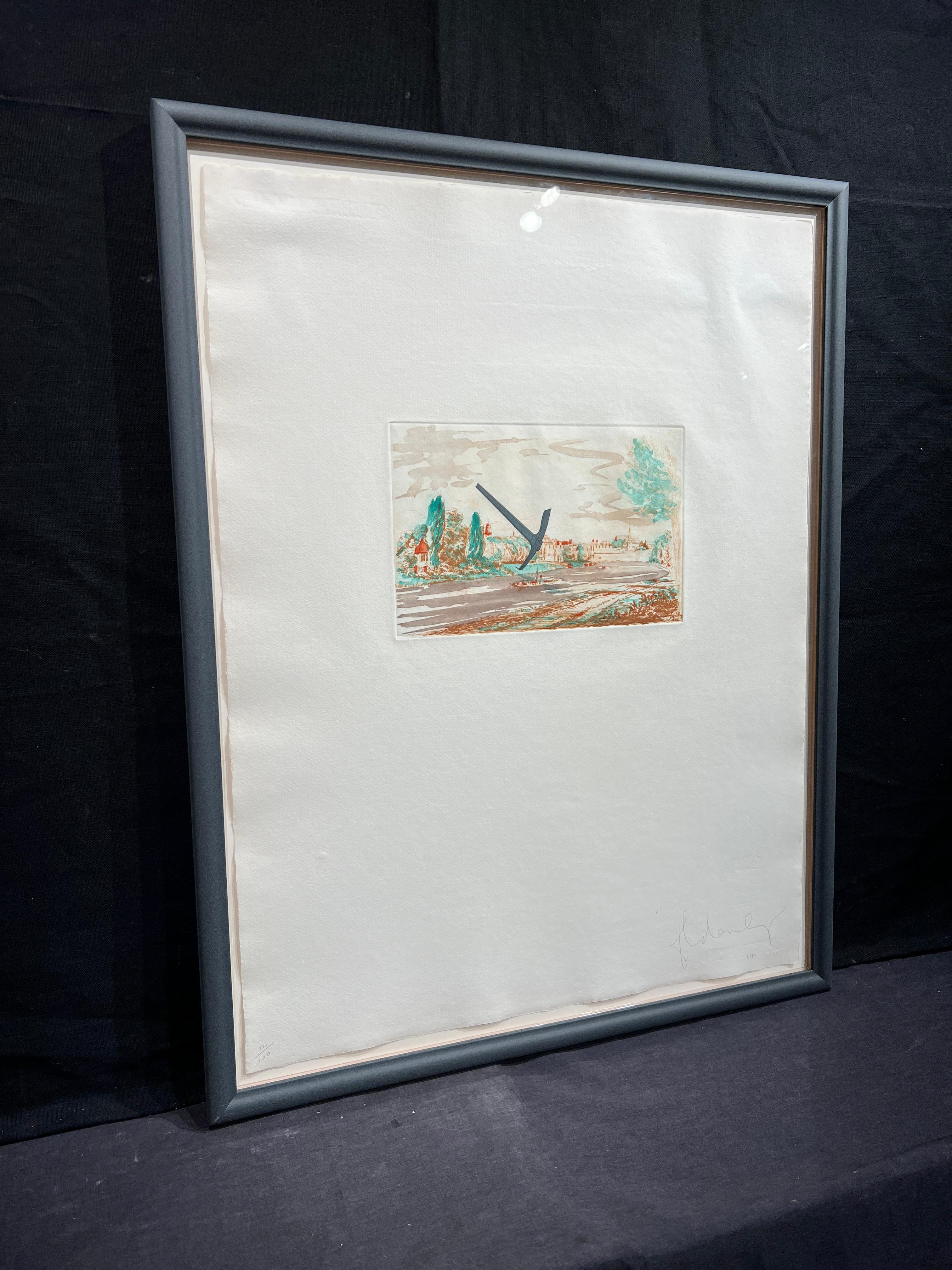 Pickaxe (Spitzhacke) Superimposed on a Drawing of the Site by E.L. Grimm For Sale 2