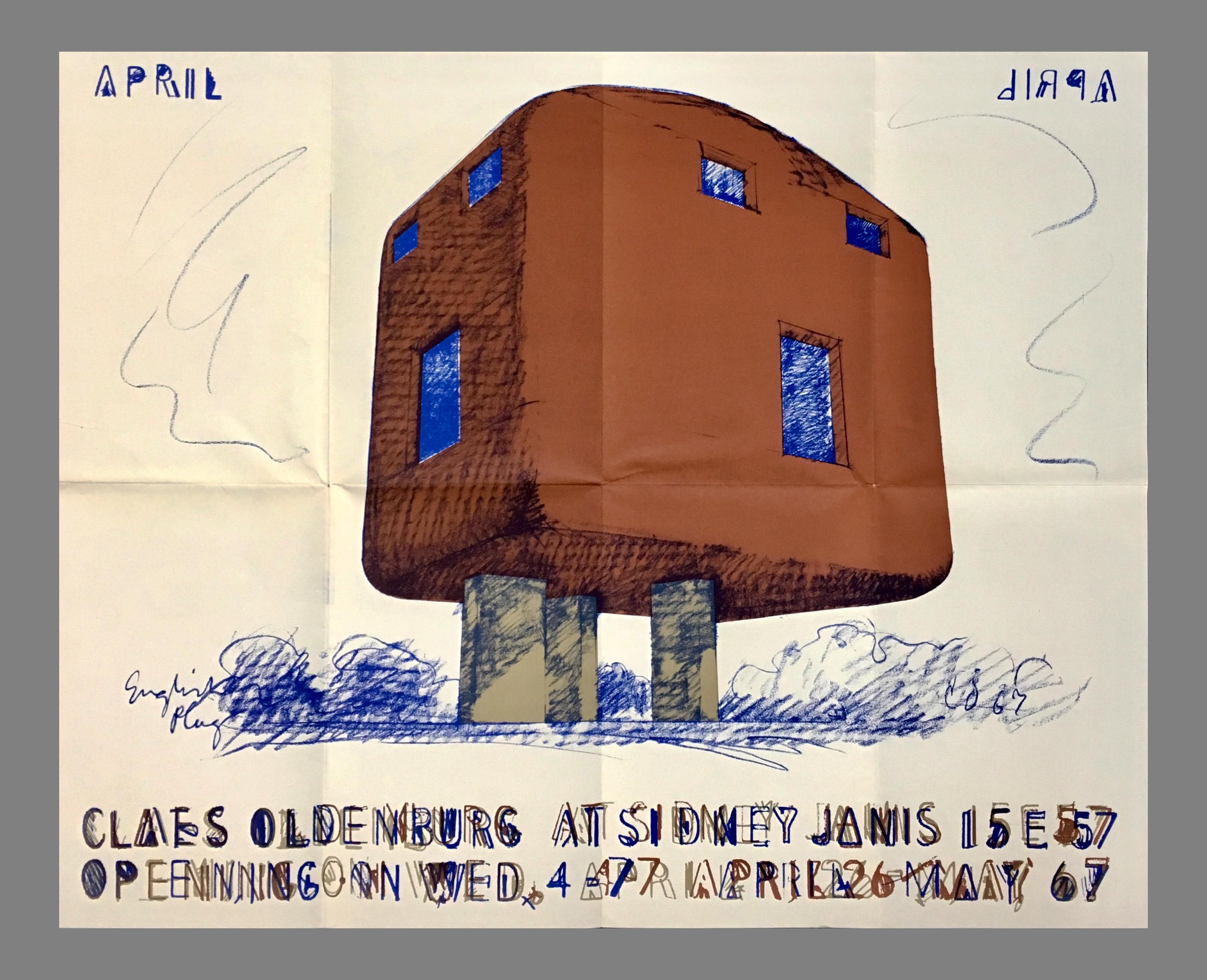 Claes Oldenburg at Sidney Janis (exhibition poster)  1