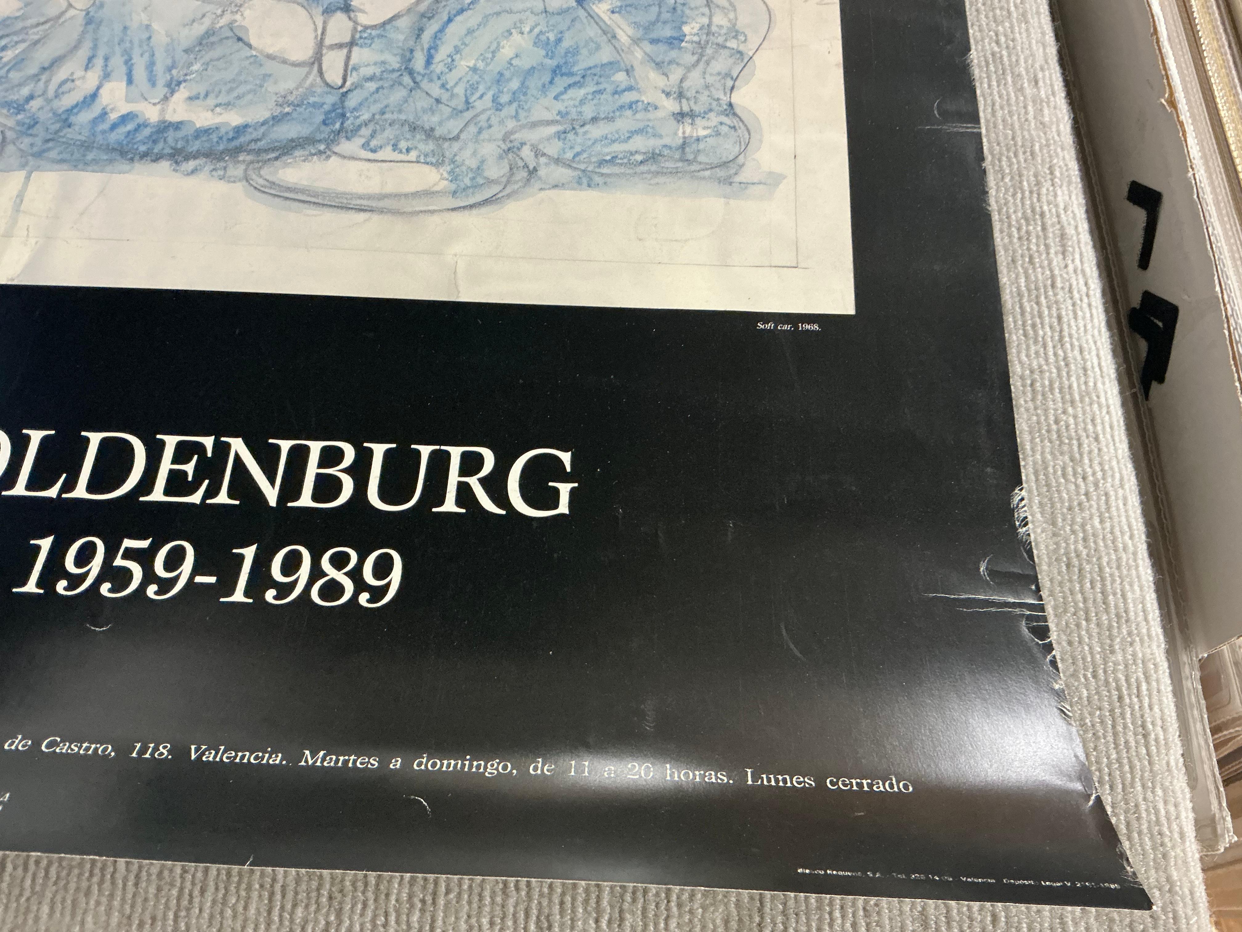 Claes Oldenburg 'Drawings 1959-1989' 1989- Offset Lithograph For Sale 11