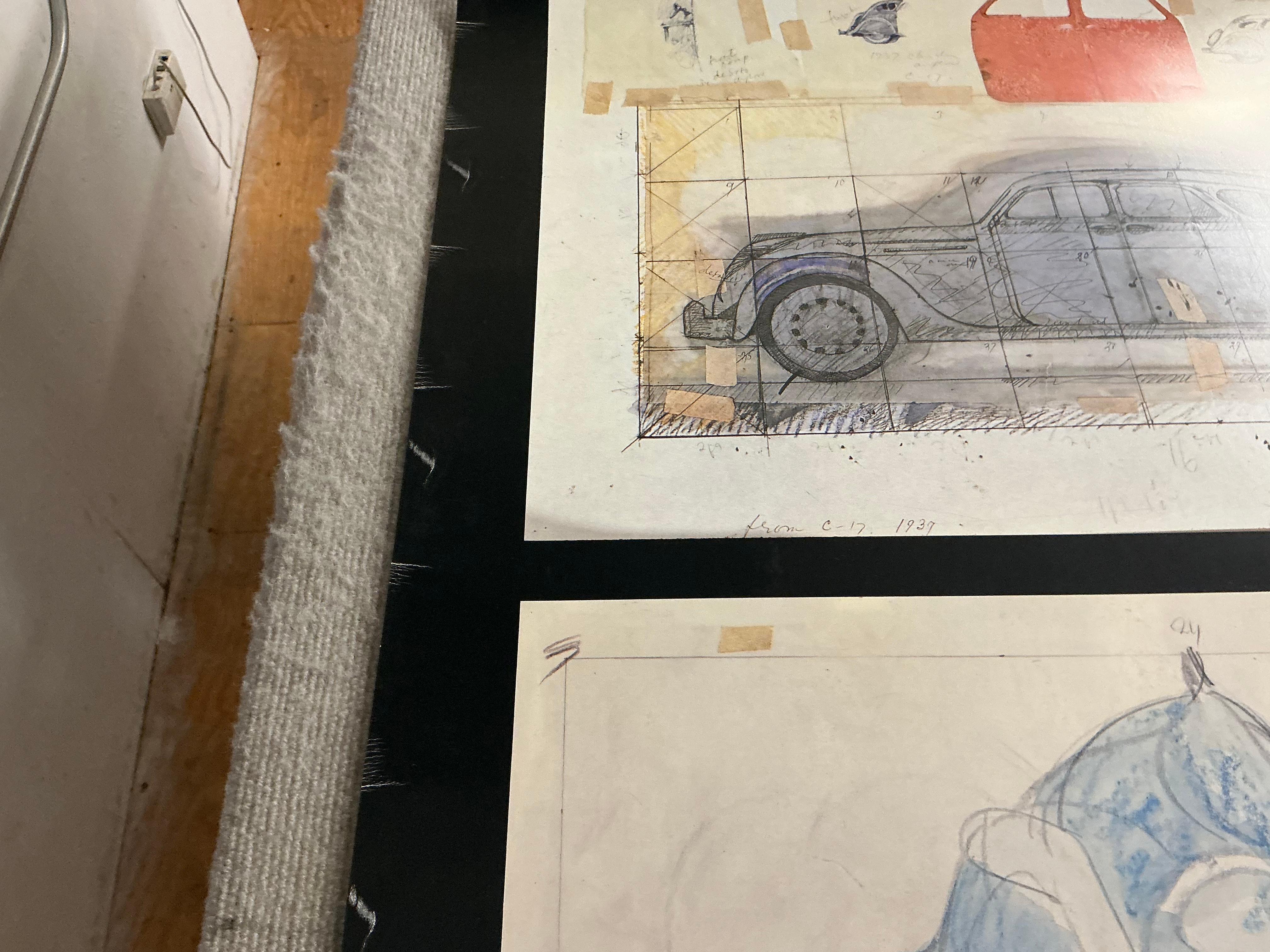 Claes Oldenburg 'Drawings 1959-1989' 1989- Offset Lithograph For Sale 15