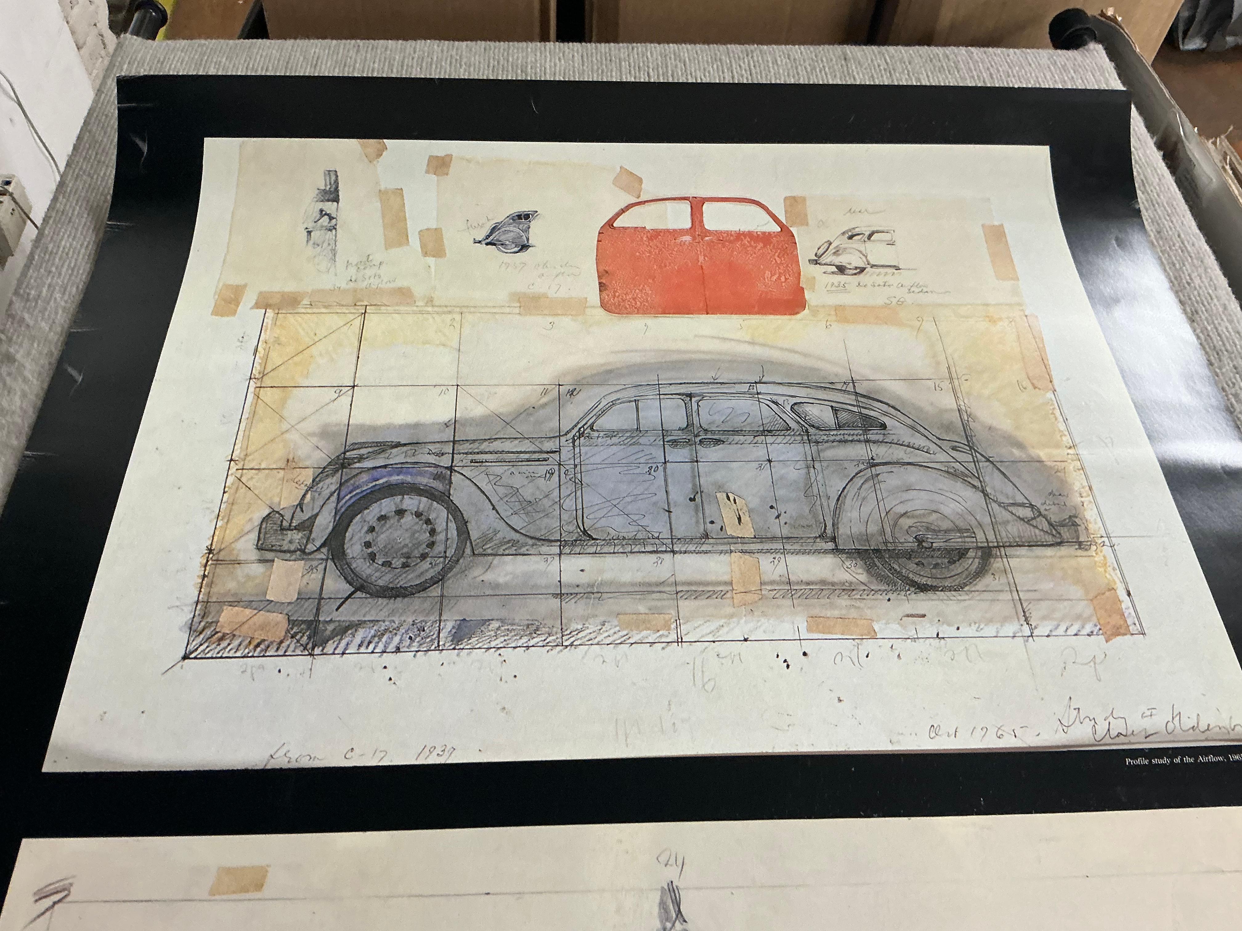 Claes Oldenburg 'Drawings 1959-1989' 1989- Offset Lithograph For Sale 17
