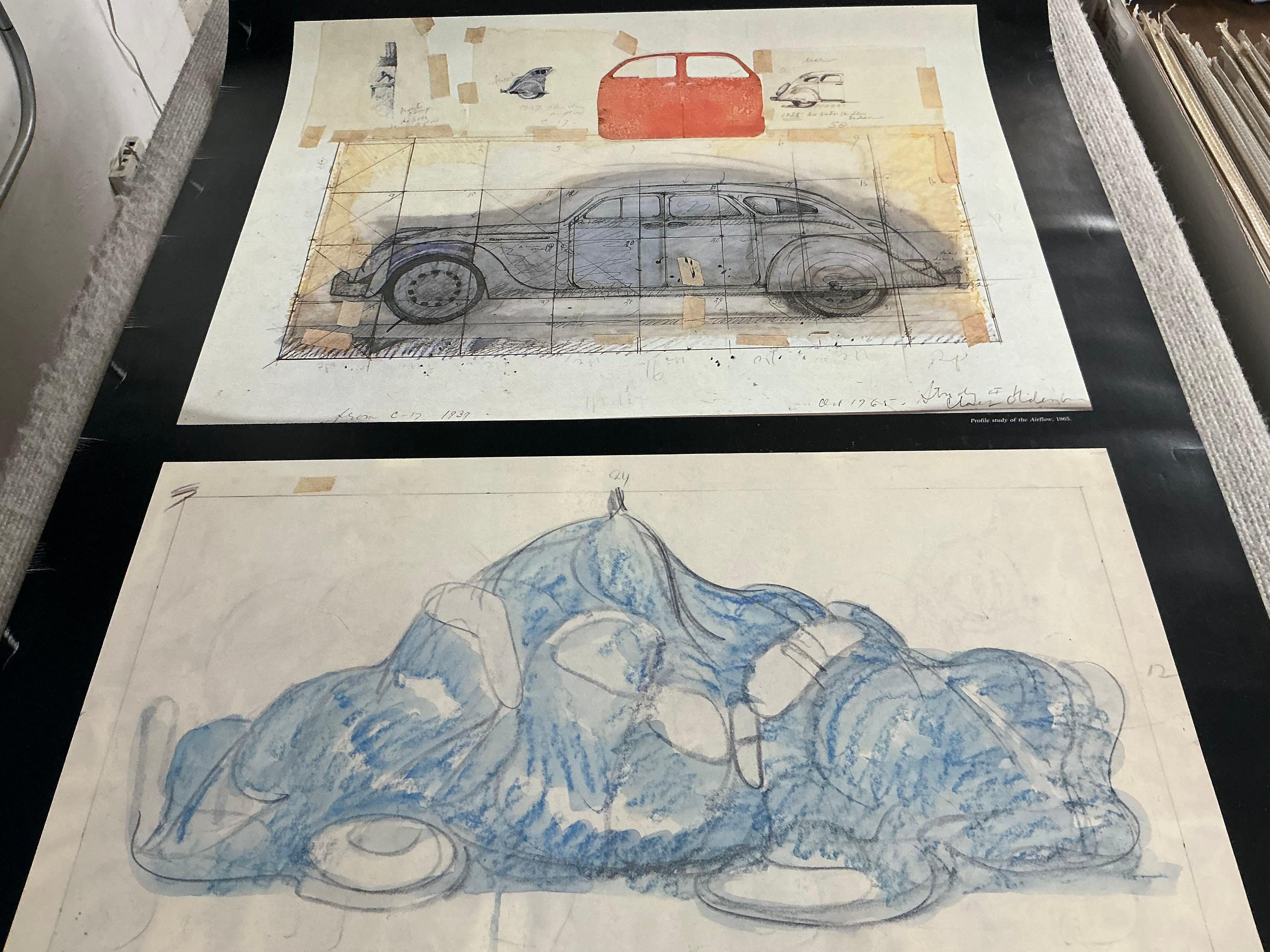 Claes Oldenburg 'Drawings 1959-1989' 1989- Offset Lithograph For Sale 19