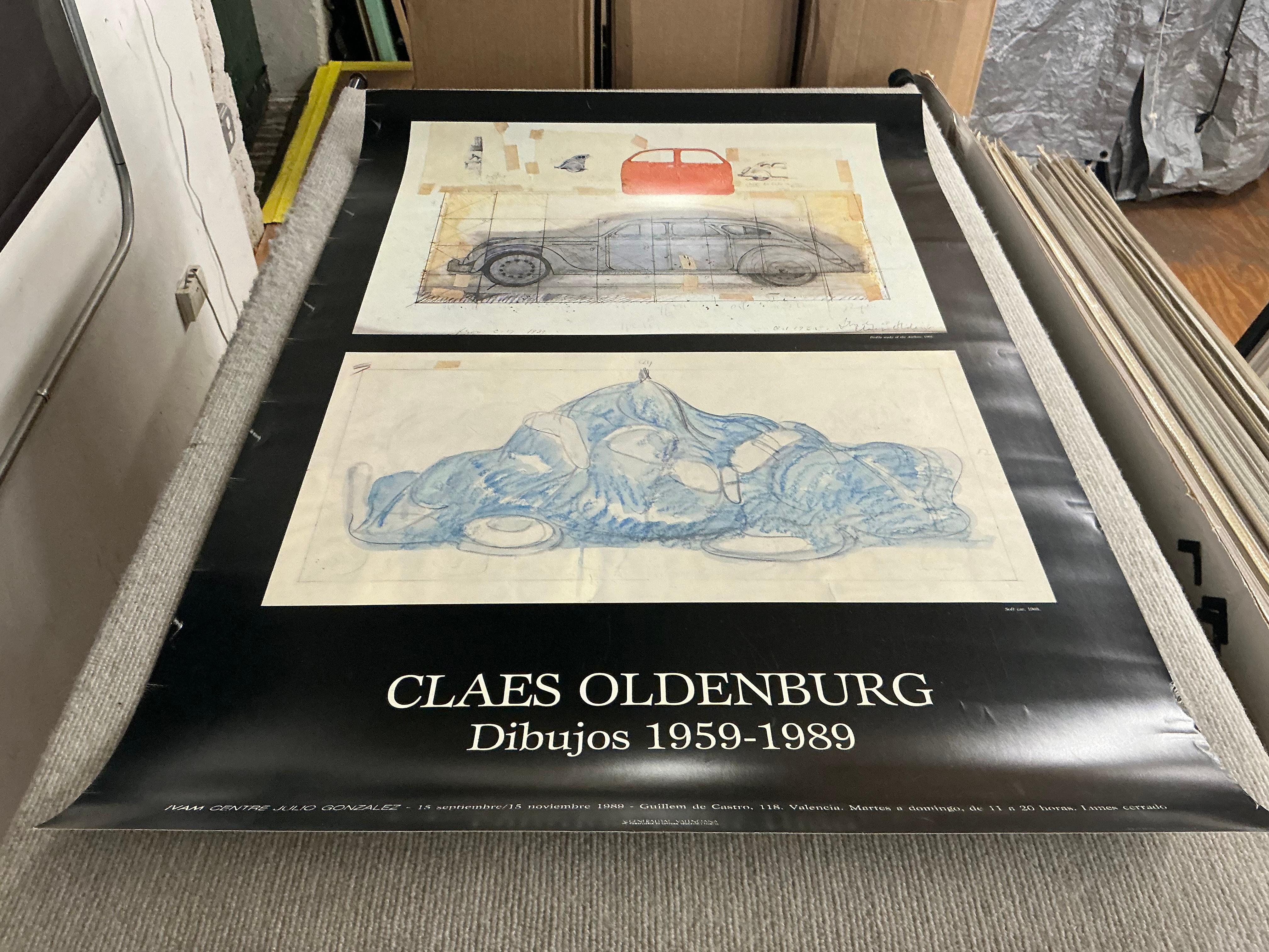 Claes Oldenburg 'Drawings 1959-1989' 1989- Offset Lithograph For Sale 5