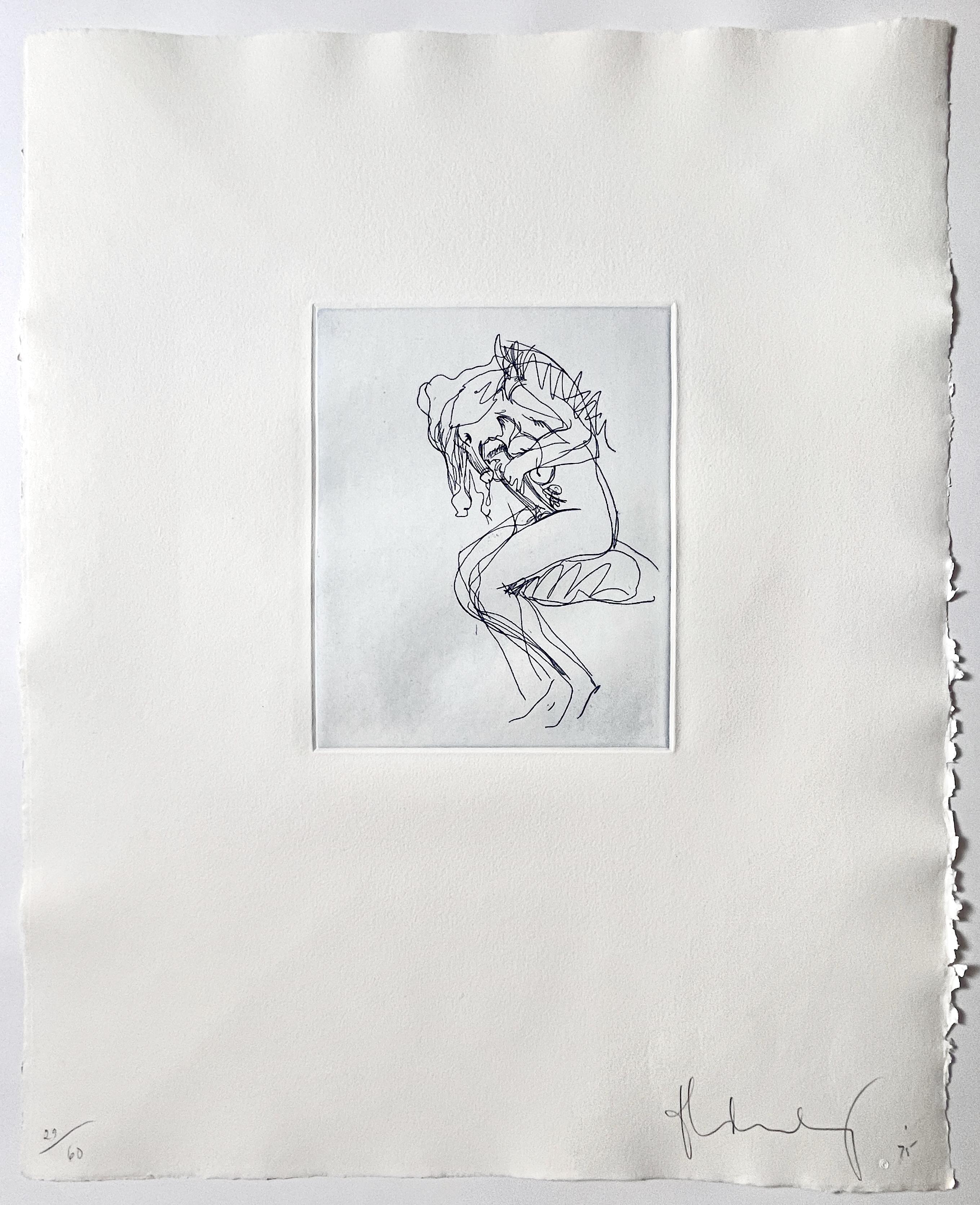 Claes Oldenburg mythological Erotic Fantasy Suite print set of 6 medusa mermaid For Sale 12