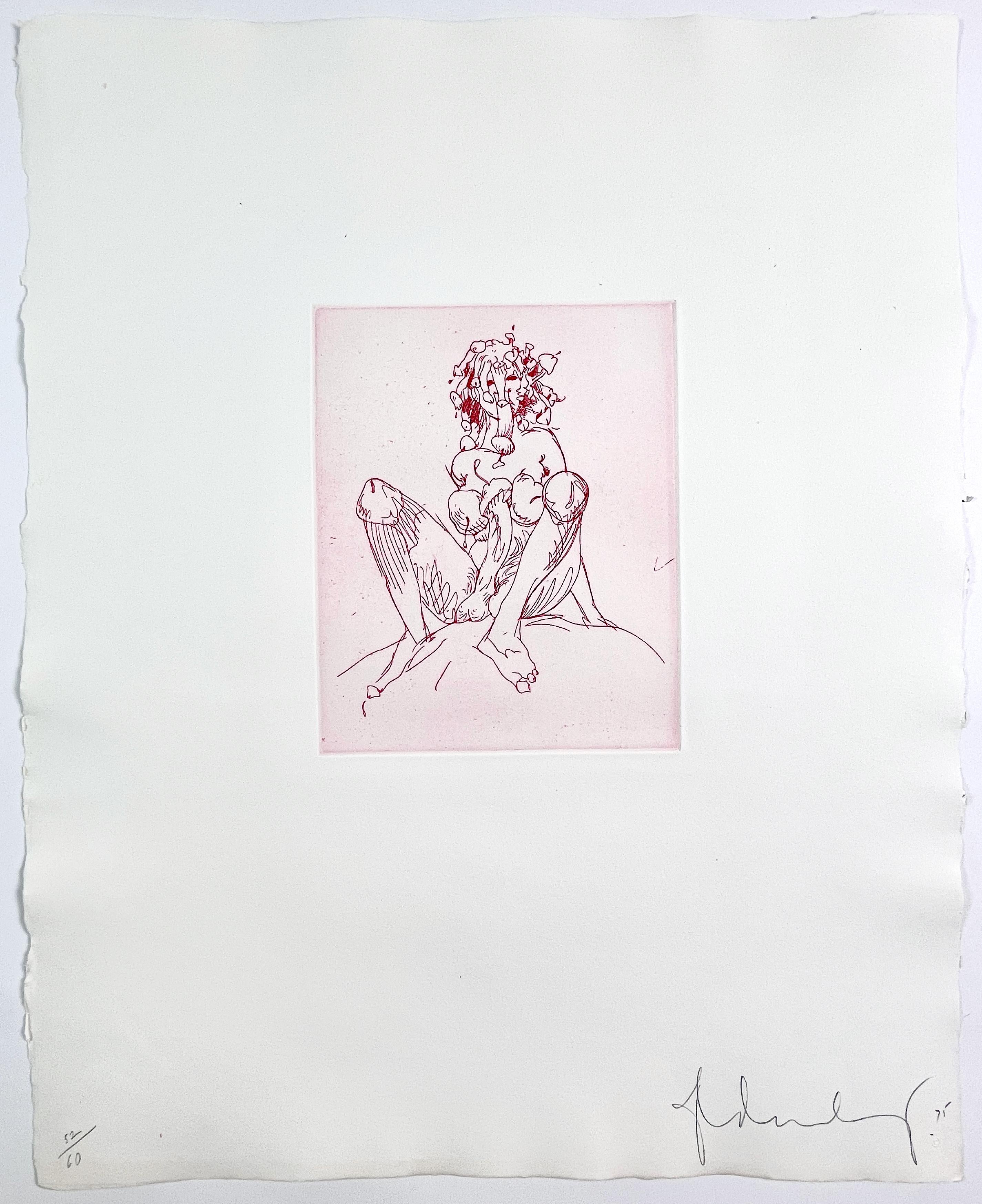 Claes Oldenburg, mythologische erotische Fantasie-Suite, 6er-Set Medusa- Meerjungfrauenmuster im Angebot 16