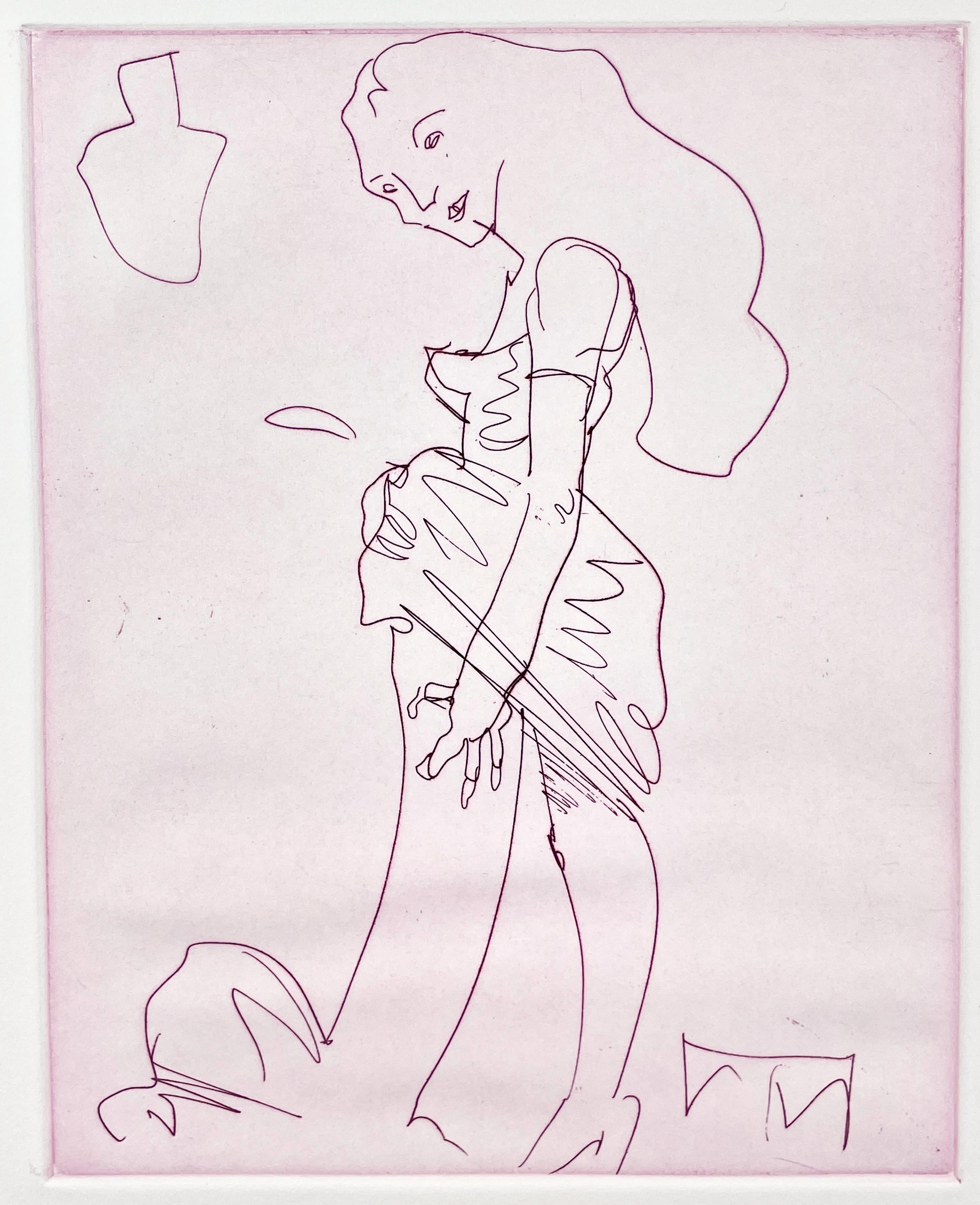 Claes Oldenburg mythological Erotic Fantasy Suite print set of 6 medusa mermaid For Sale 1