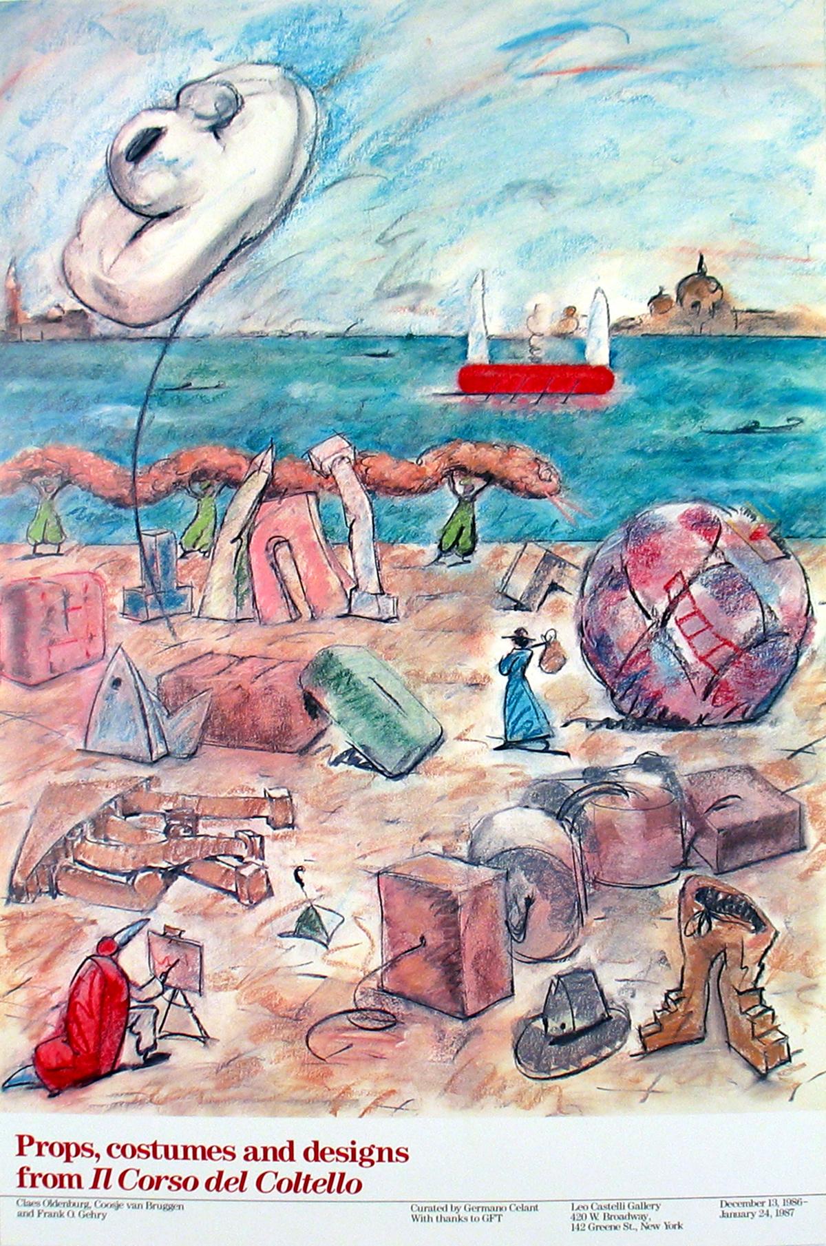 Claes Oldenburg Offset Lithograph, Pop Art, 20th Century, Unframed