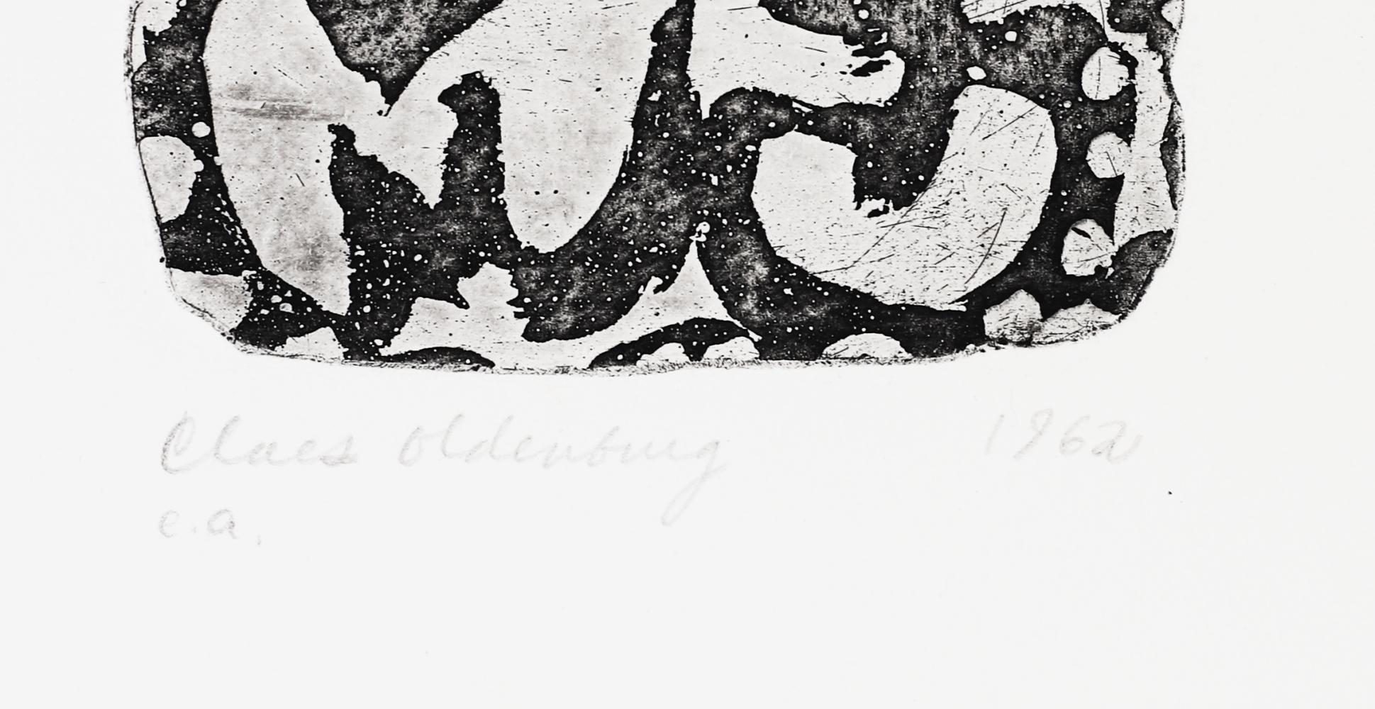 Claes Oldenburg, Orpheum Sign, etching, 1962 2