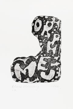 Claes Oldenburg, Orpheum Sign, etching, 1962