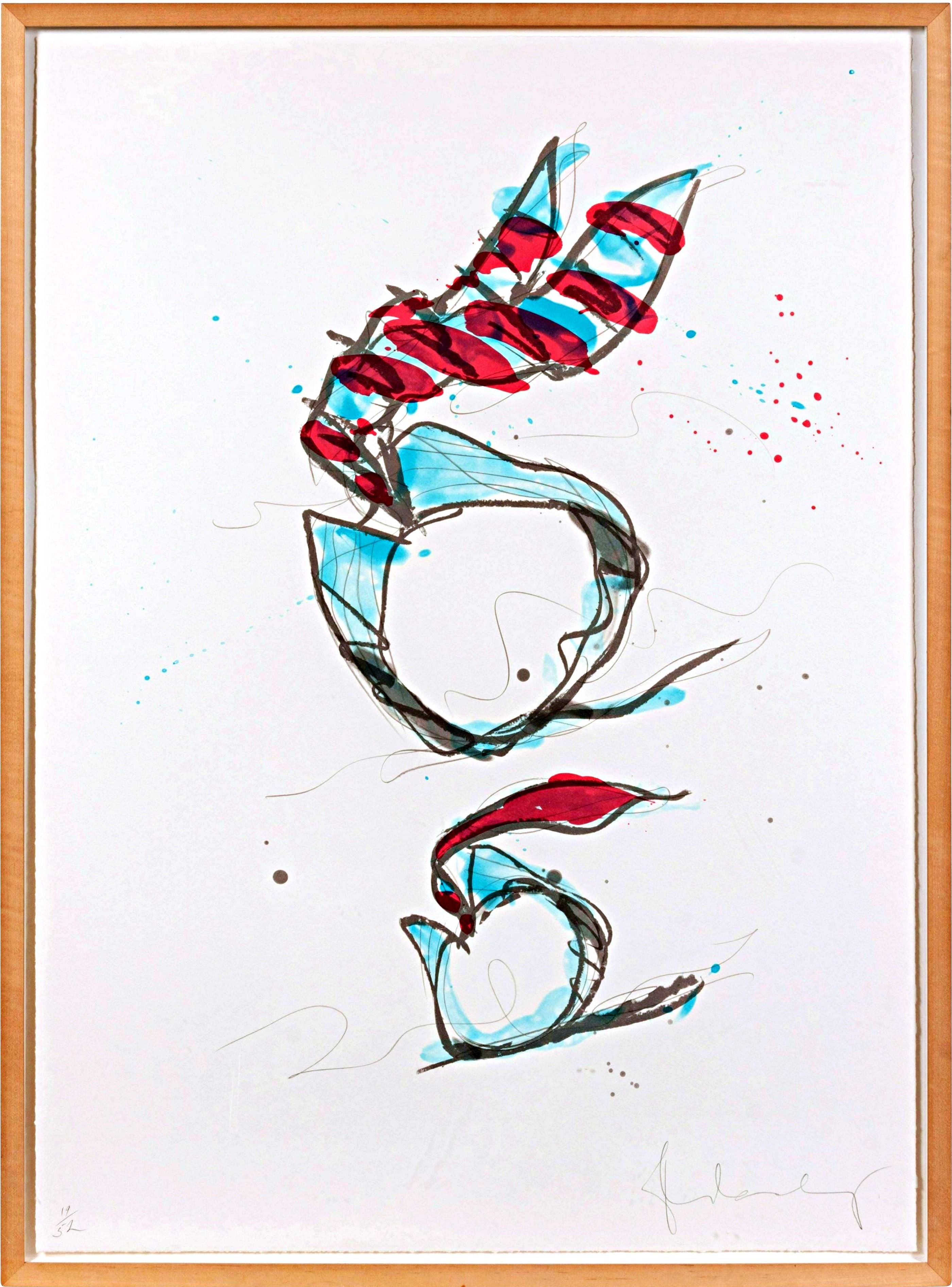 Claes Oldenburg
Rollender Kragen und Krawatte (AXSOM/PLATZKER 259), 1995
Farblithographie auf Reispapier
Mit Bleistift signiert und nummeriert aus der limitierten Auflage von nur 52 Stück auf der Vorderseite
Abmessungen:
Gerahmt:
40 x 29.75
Allein
