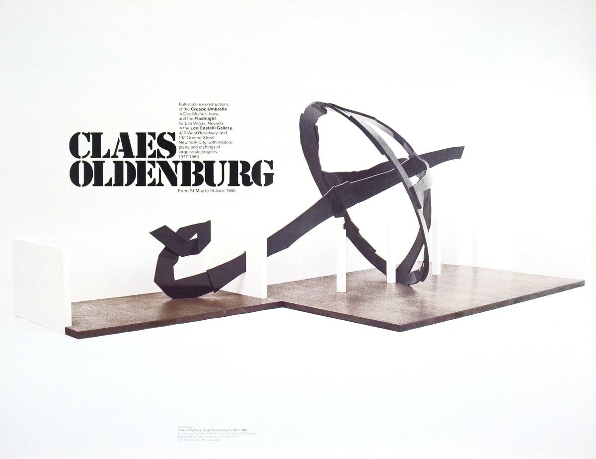 Claes Oldenburg 'Umbrella' Pop-Art, Vintage