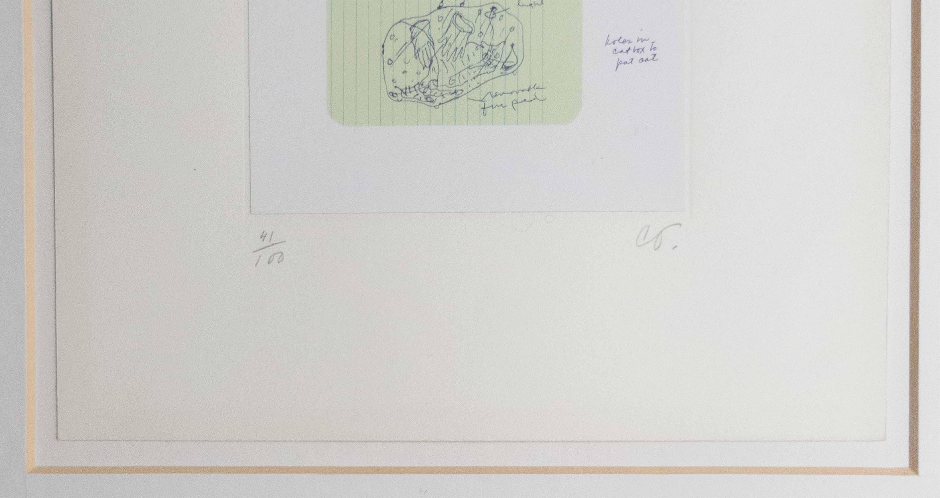 Claes Oldenburg - Designs for a Cat Carrier, Provincetown, 1960 ...