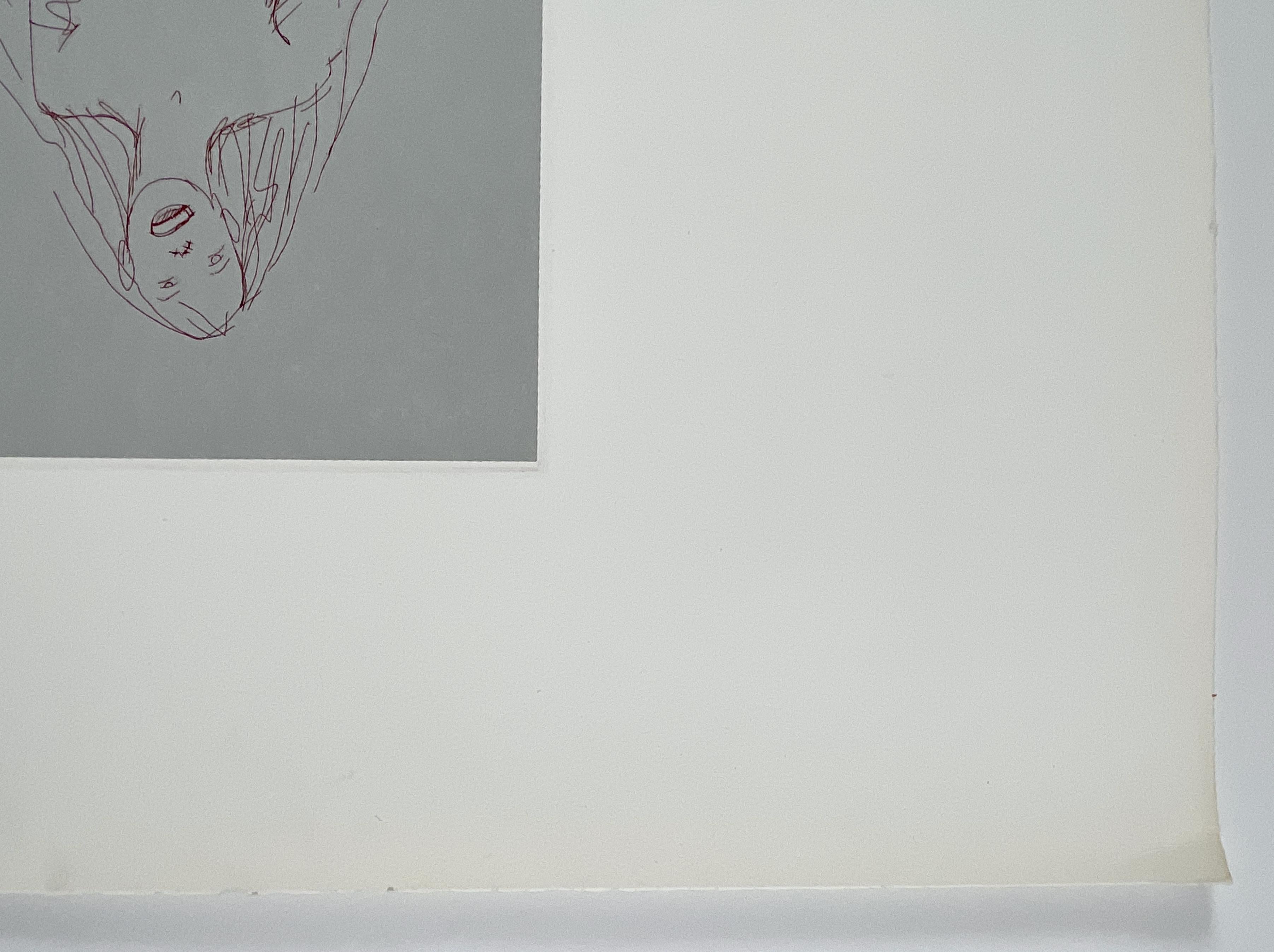 Vier Figuren und ein Kopf, auf riesigem Phallus von Claes Oldenburg, erotische Aktszene im Angebot 4