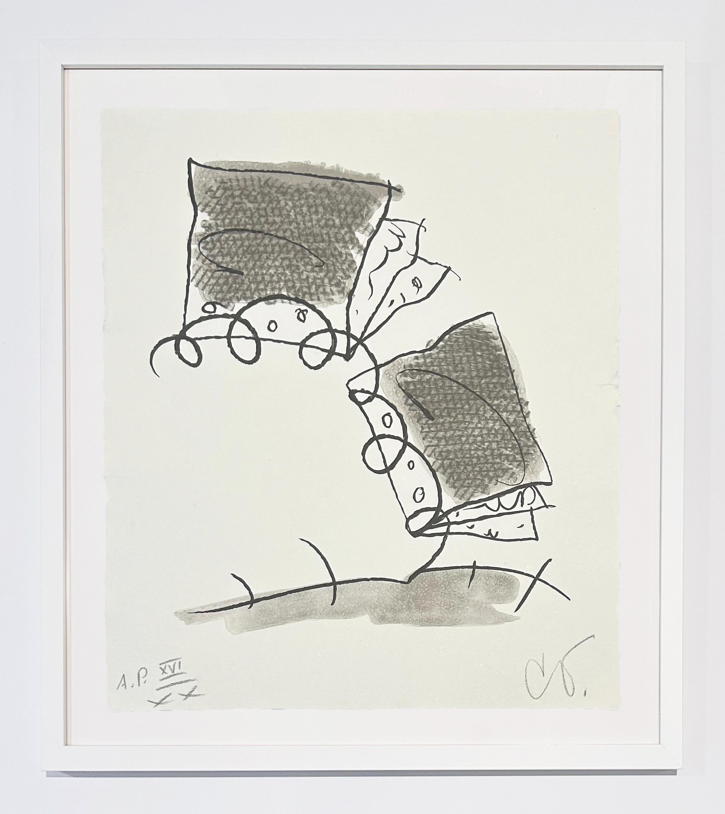 Carnet de notes déchiré en deux - Print de Claes Oldenburg
