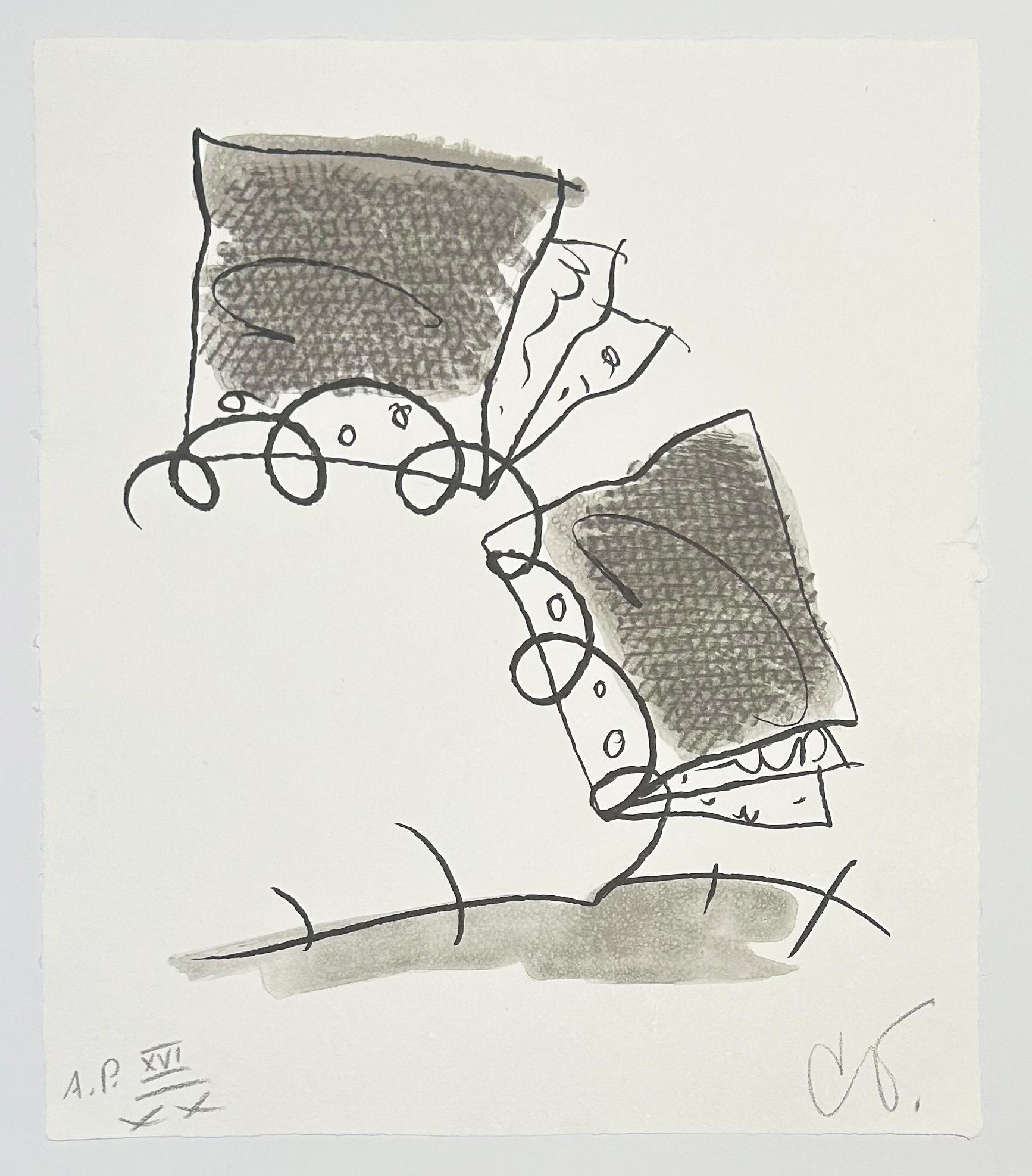 Artistics : Claes Oldenburg
Titre : Cahier déchiré en deux
Médium : Lithographie
Date : 1997
Edition : AP 16/20
Taille de la feuille : 25 1/2