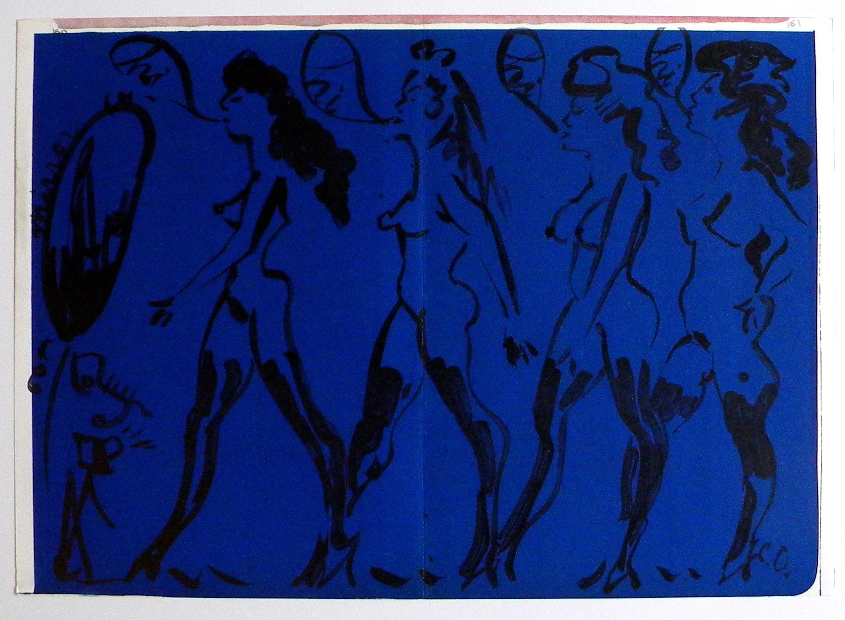 Lithographie originale « Parade of Women »