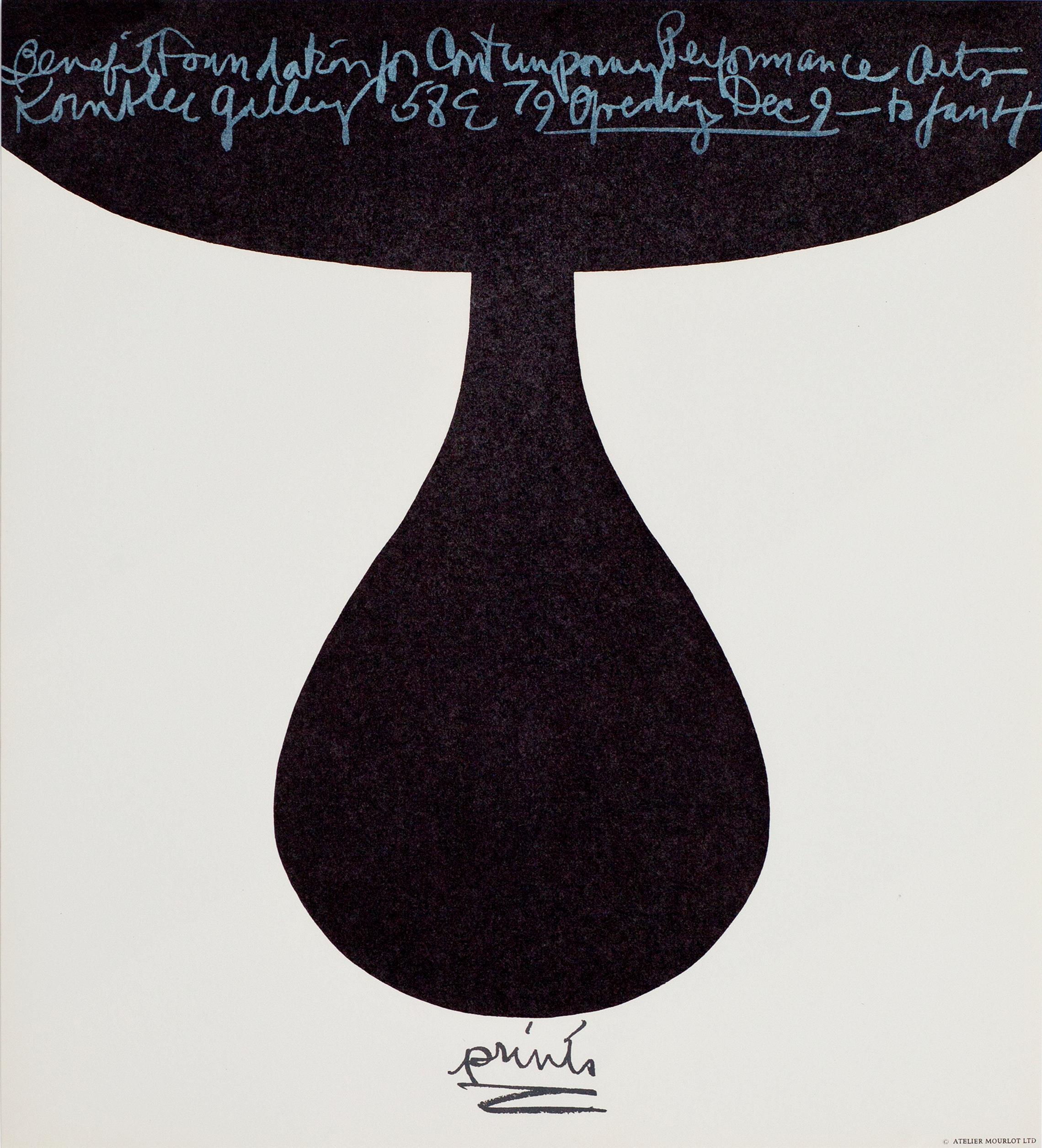 Claes Oldenburg Abstract Print - "Prints: To Benefit the Foundation for Contemporary Performance Arts"