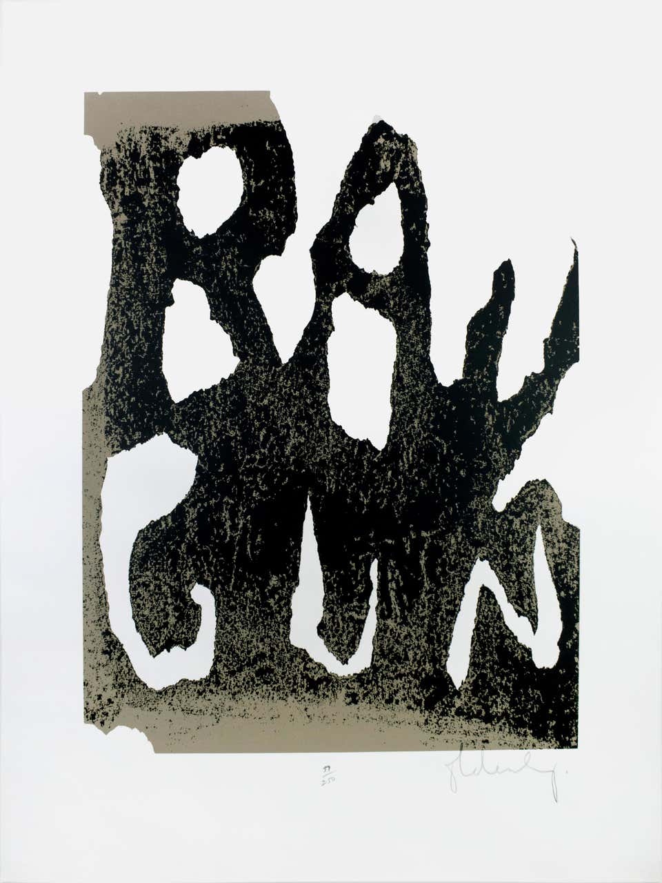 Ray Gun 1960 by Claes Oldenburg -- edgy industrial punk pop text art splatters