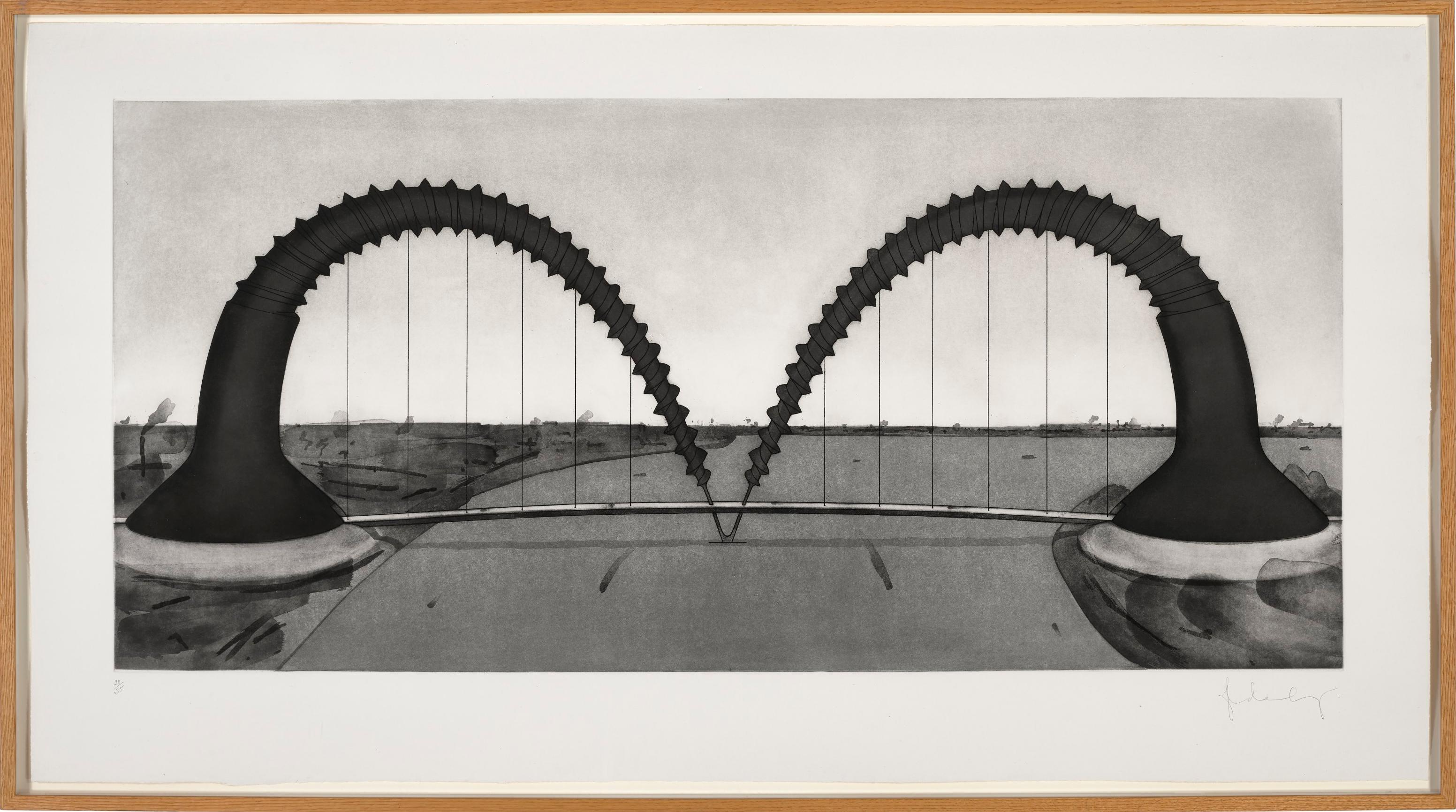 Screw Arch Bridge (State II) - Print by Claes Oldenburg